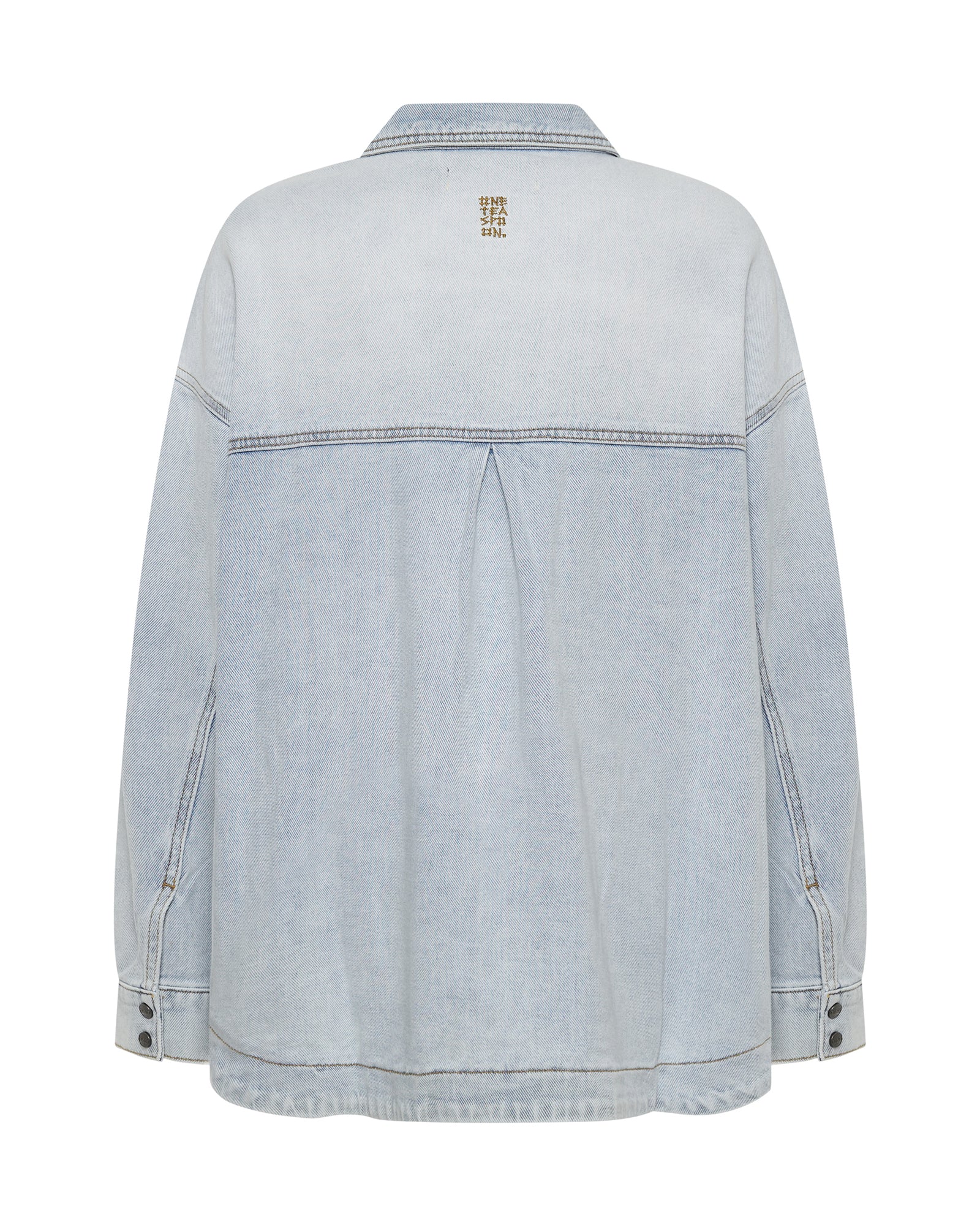 Longline Denim Jacket - Hustler - Image 7