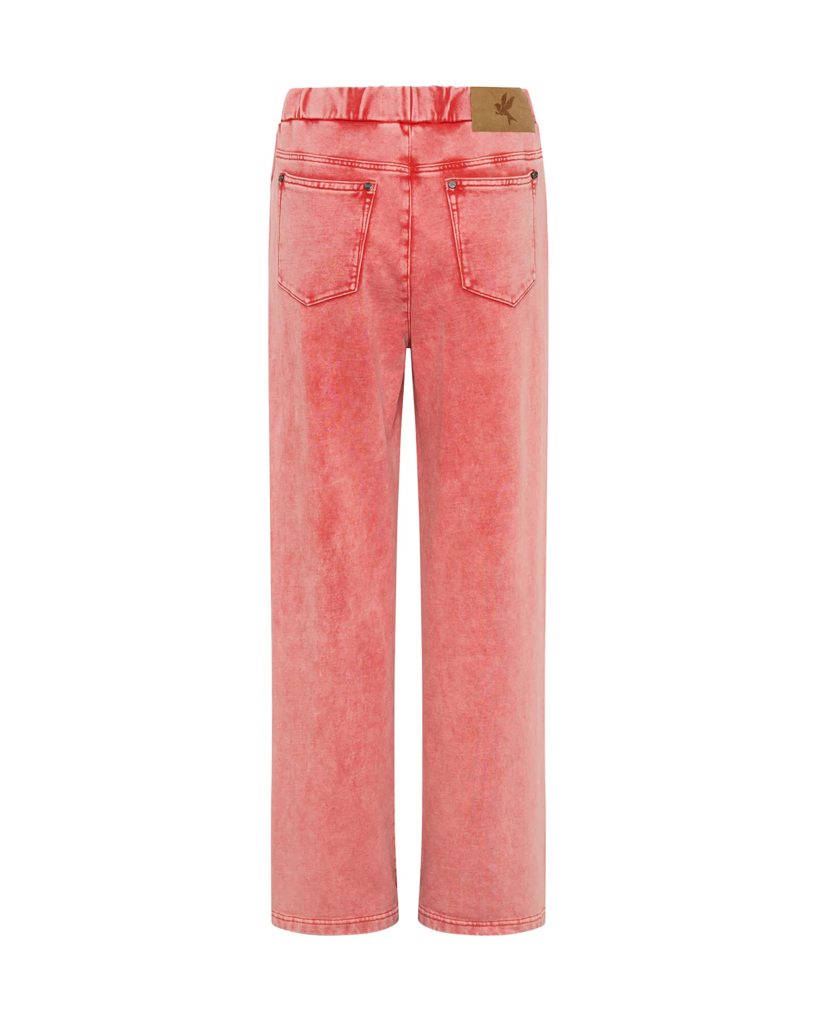 Wide Leg Sweatpants - Hyper Coral Pink - Image 7