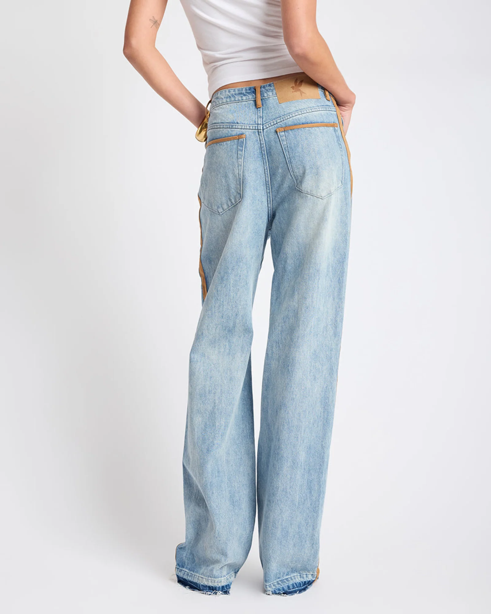 Icon High Waist Straight Leg Denim Jeans - Image 4