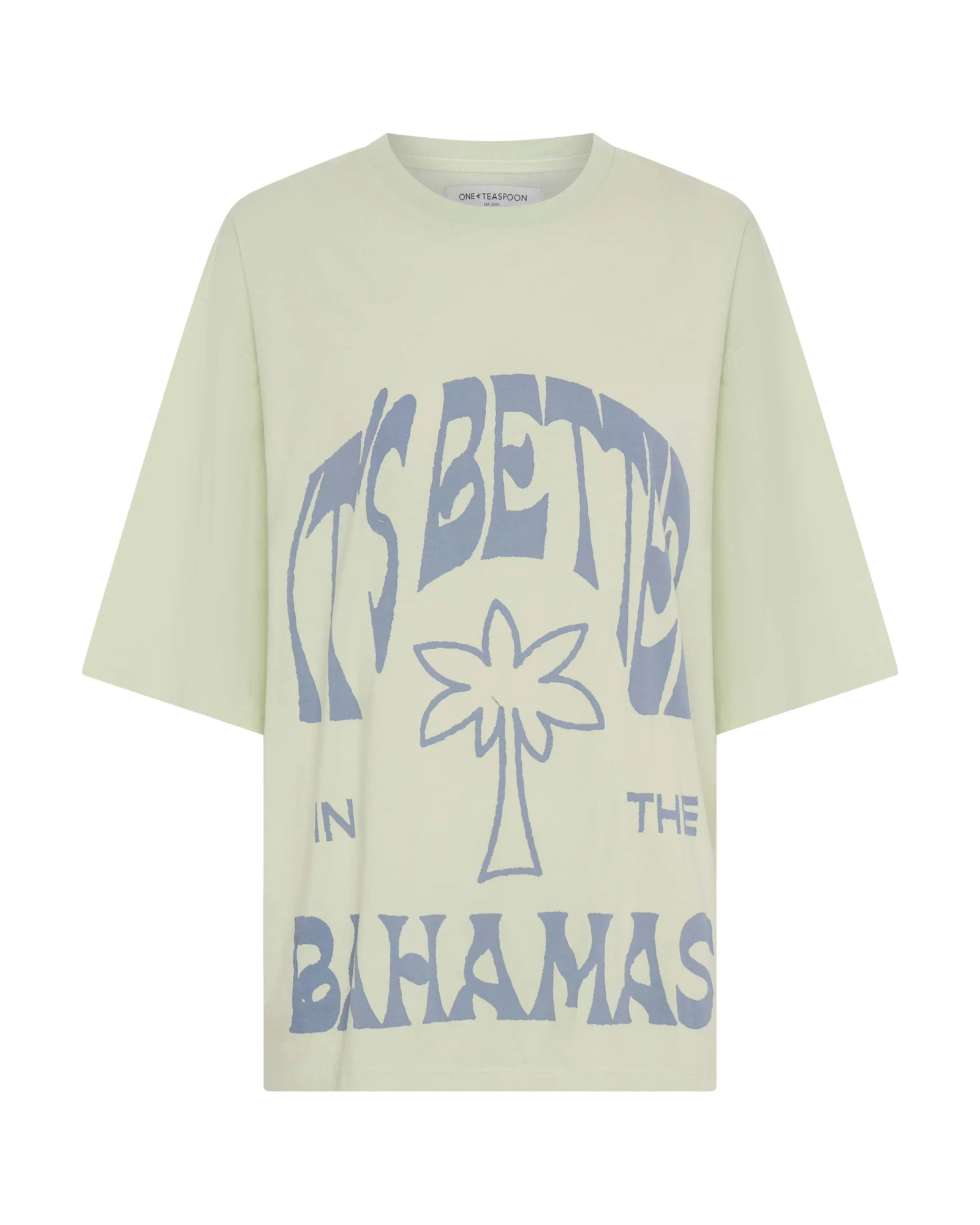 Its Better In The Bahamas Kobe Tee - Green Mist - Image 6