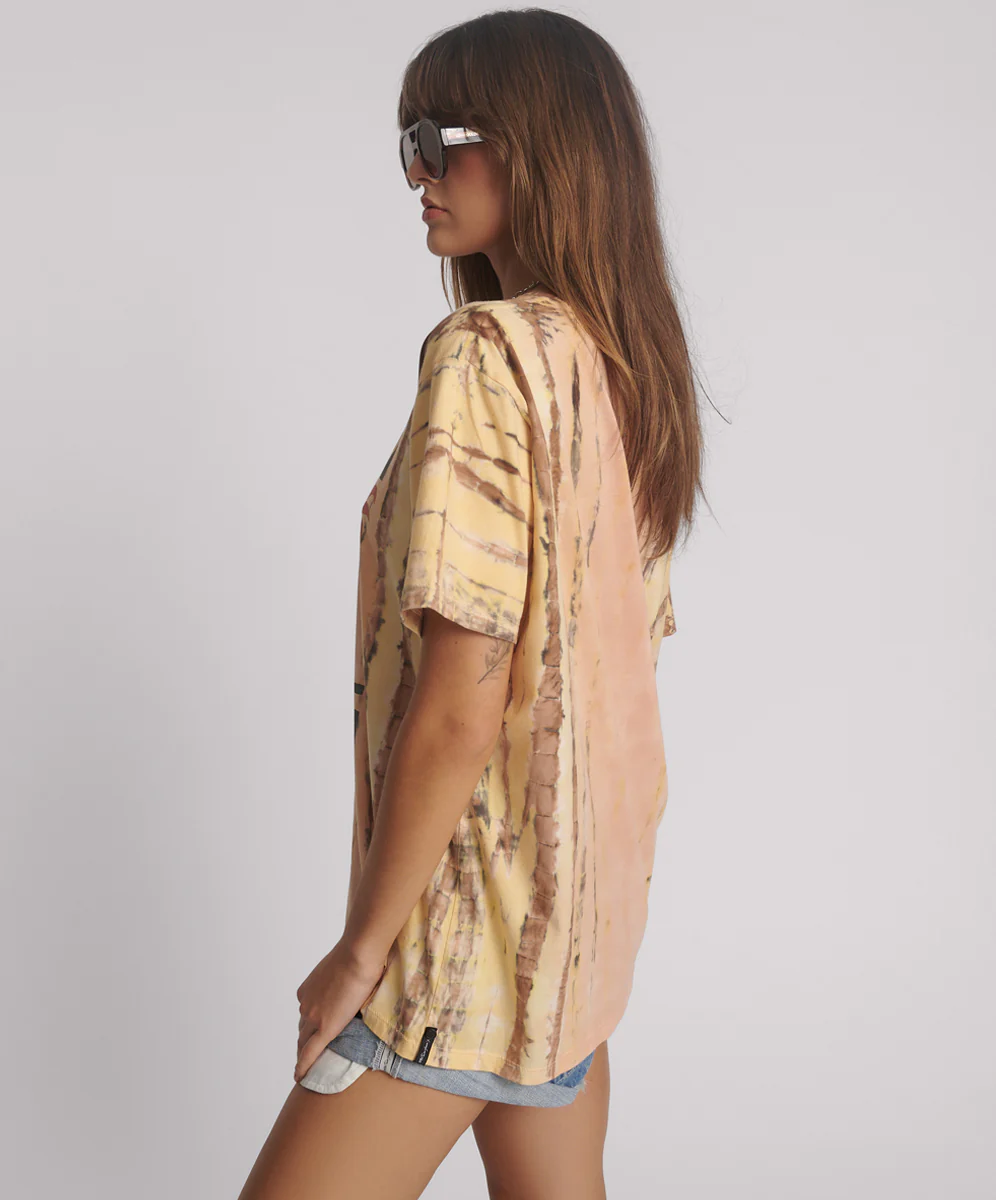Its Juicy In Jamaica Boyfriend Tee - Peach - Image 2