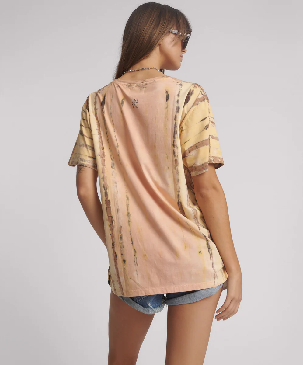 Its Juicy In Jamaica Boyfriend Tee - Peach - Image 3