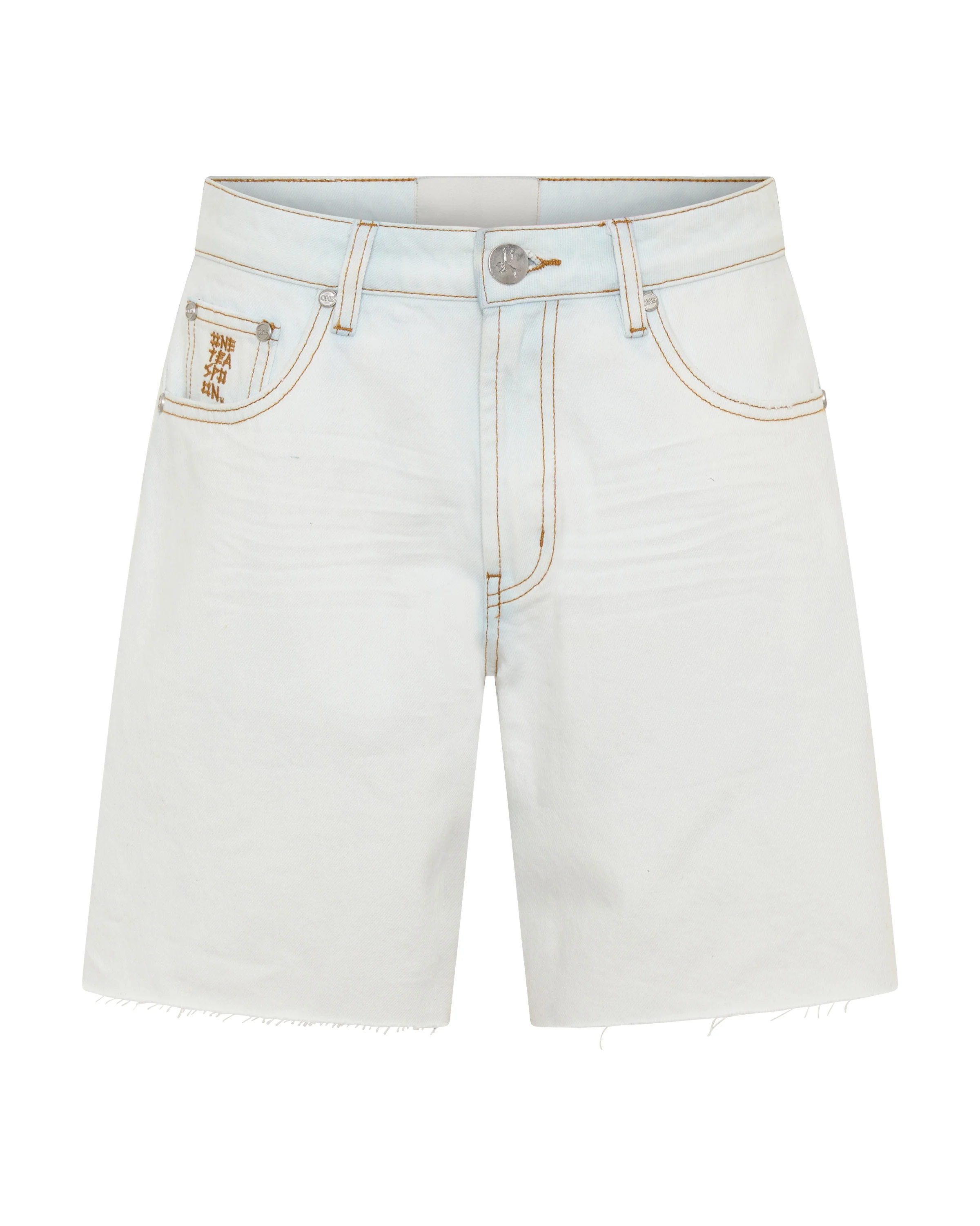 Jackson Mid Waist Wide Leg Shorts - Arctic Blue - Image 7