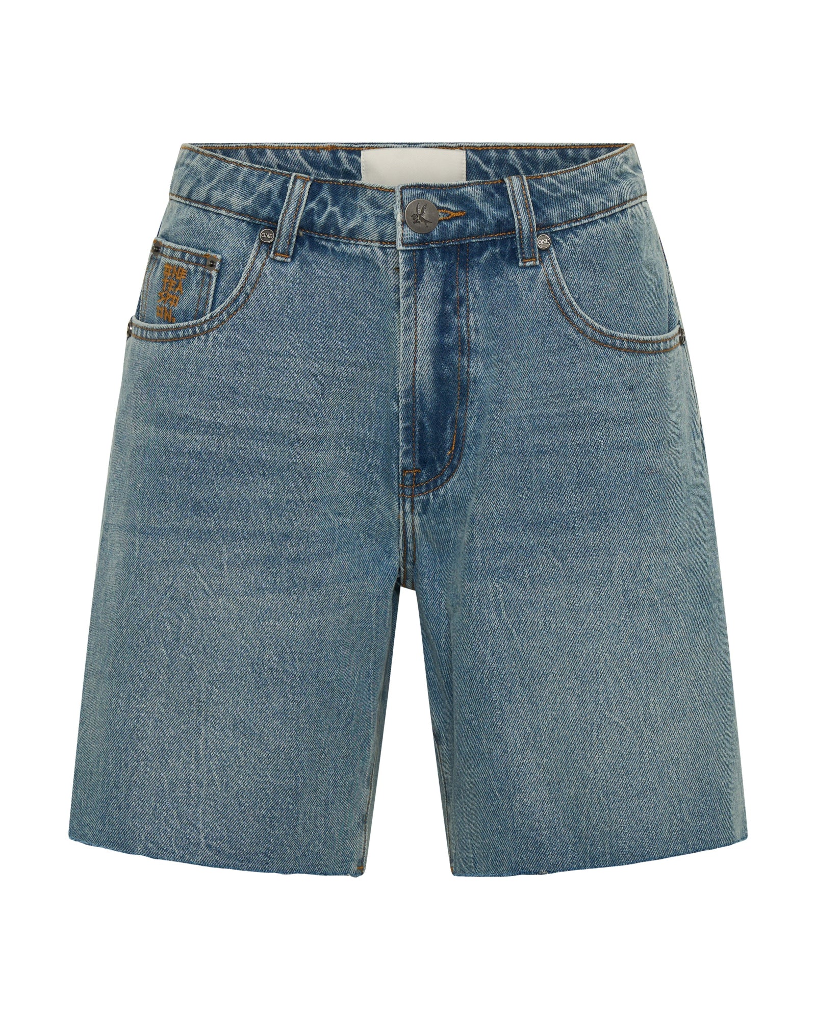 Jacksons Mid Waist Wide Leg Denim Shorts - Blue Crush - Image 12