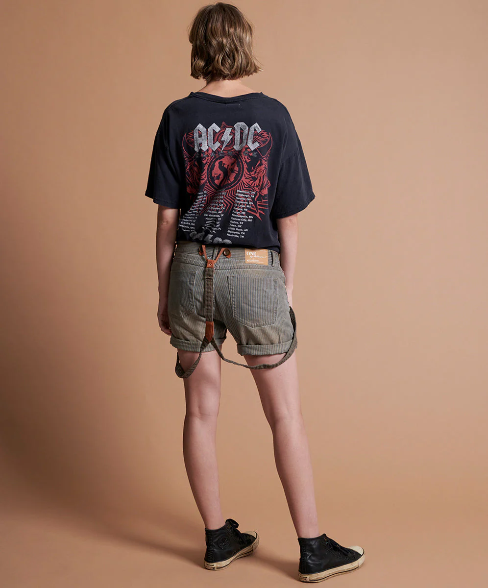Chargers Low Waist Mid Length Denim Shorts - Joker - Image 2