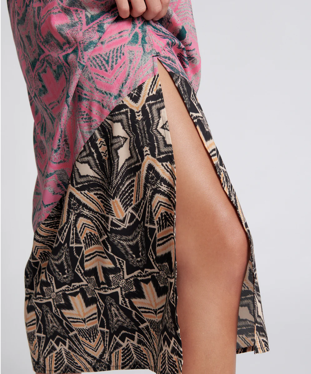 KALEIDOSCOPE LONG SLIP DRESS - Image 5