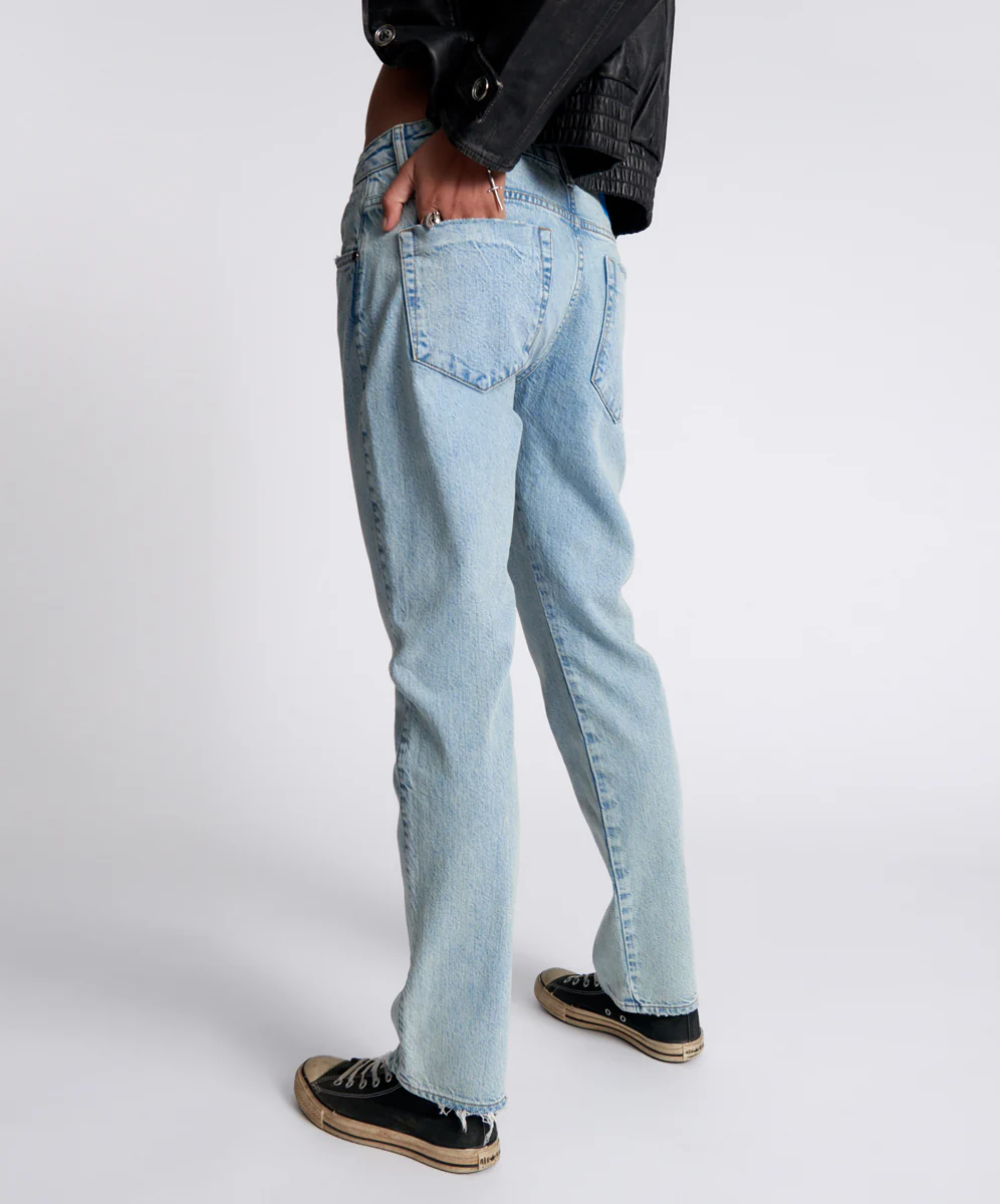 KANSAS ACID TRUCKERS LOW WAIST STRAIGHT LEG JEANS - Image 4