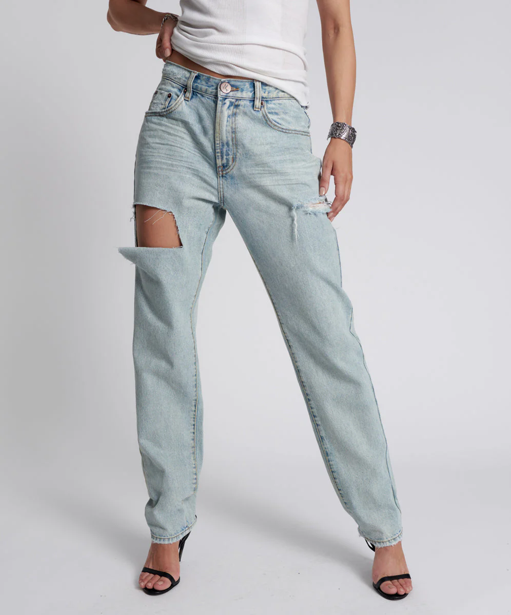 1982S High Waist Balloon Denim Jeans - Kansas Blue - Image 3