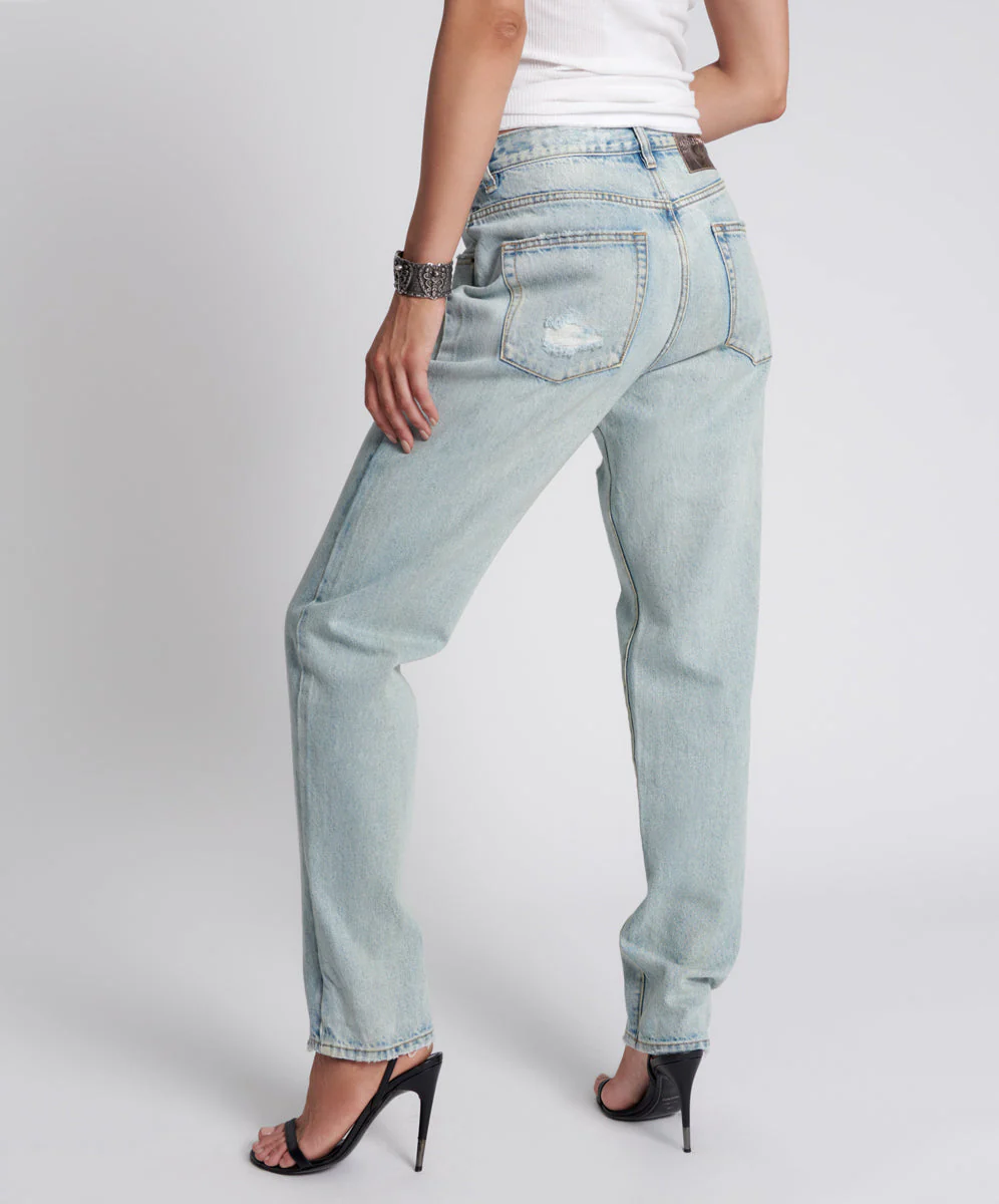 1982S High Waist Balloon Denim Jeans - Kansas Blue - Image 4