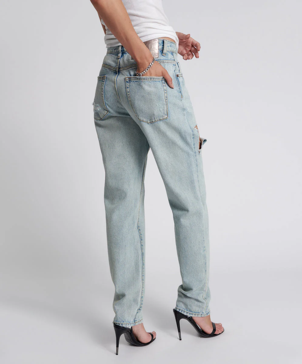 1982S High Waist Balloon Denim Jeans - Kansas Blue - Image 5