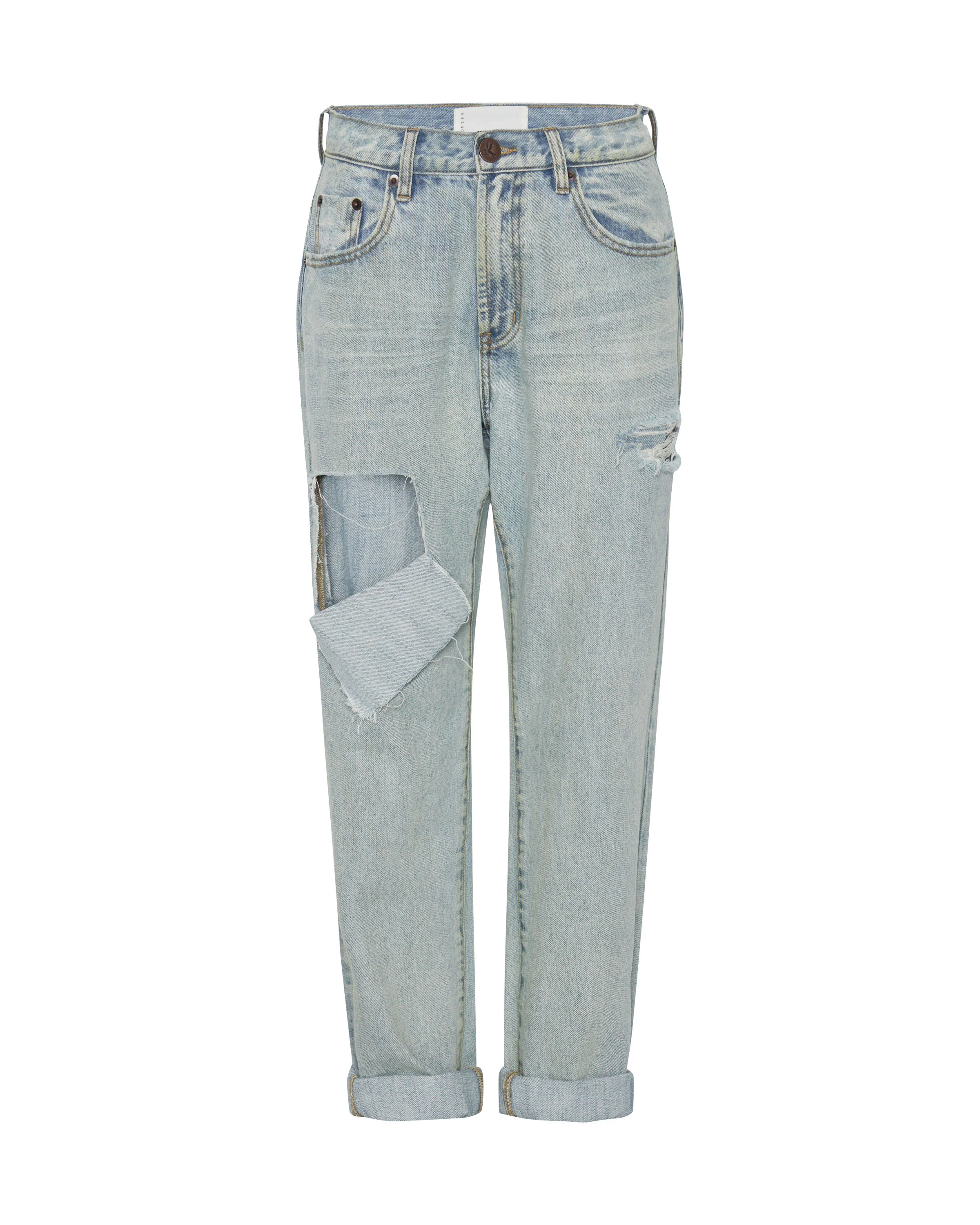 1982S High Waist Balloon Denim Jeans - Kansas Blue - Image 6