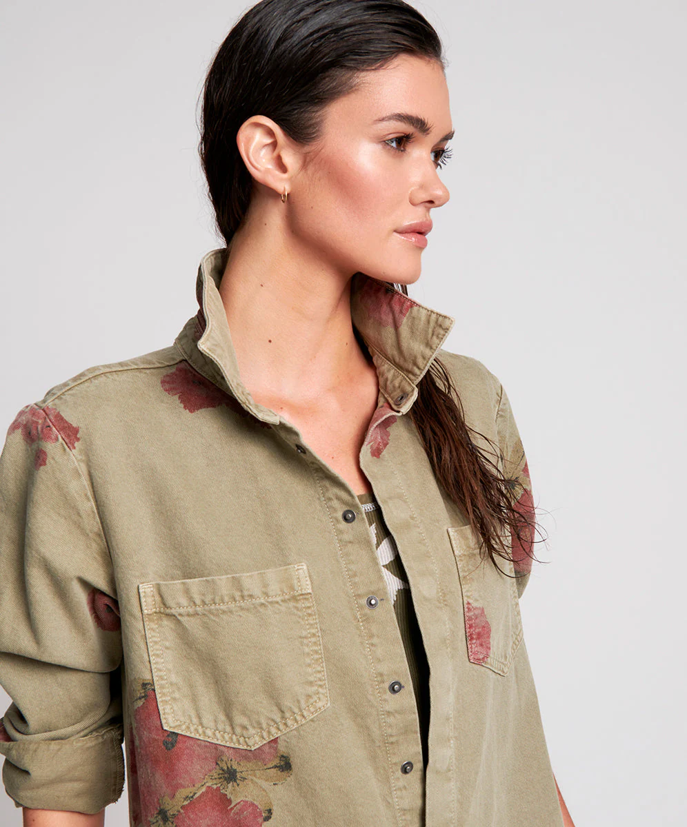 KHAKI HIBISCUS PARADISE OVERALL - Image 4