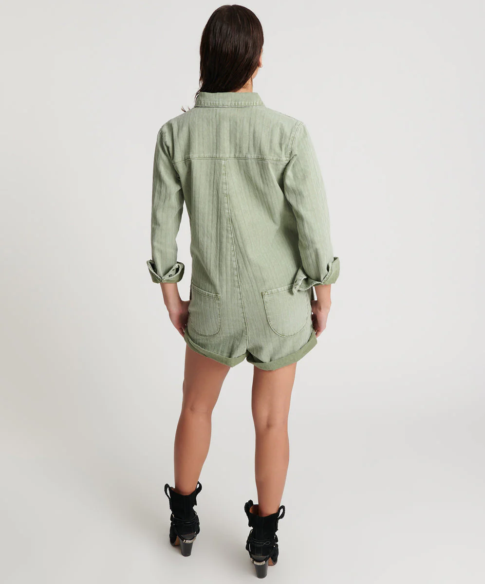 Jacquard Prophecy Jumpsuit - Khaki - Image 3