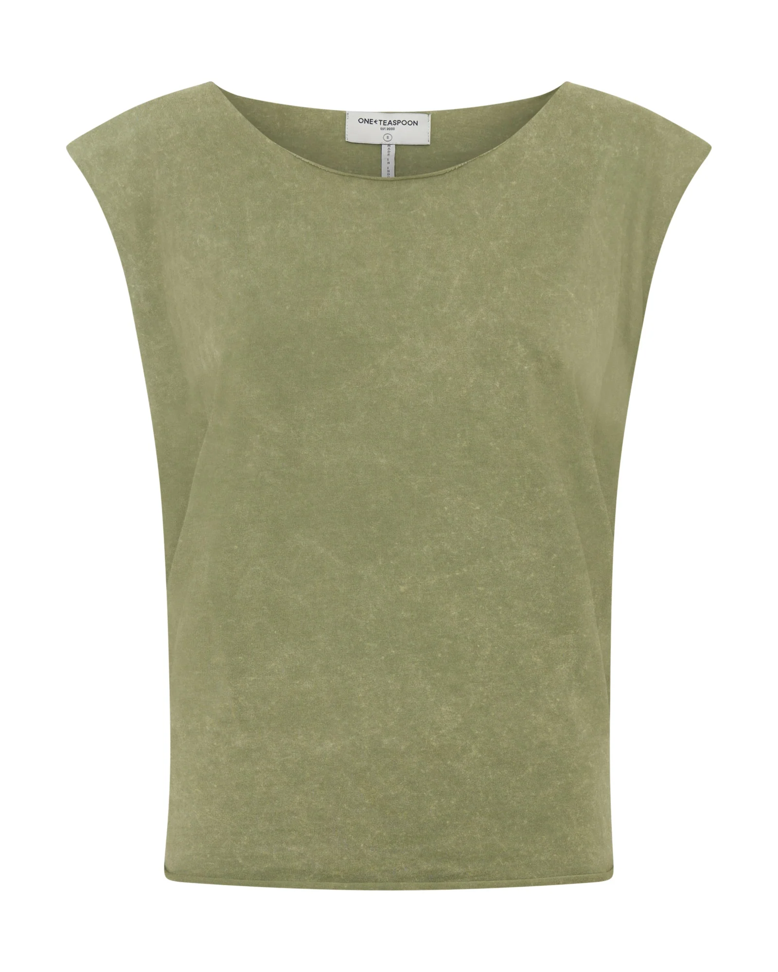 Vintage Tank Top - Khaki - Image 9