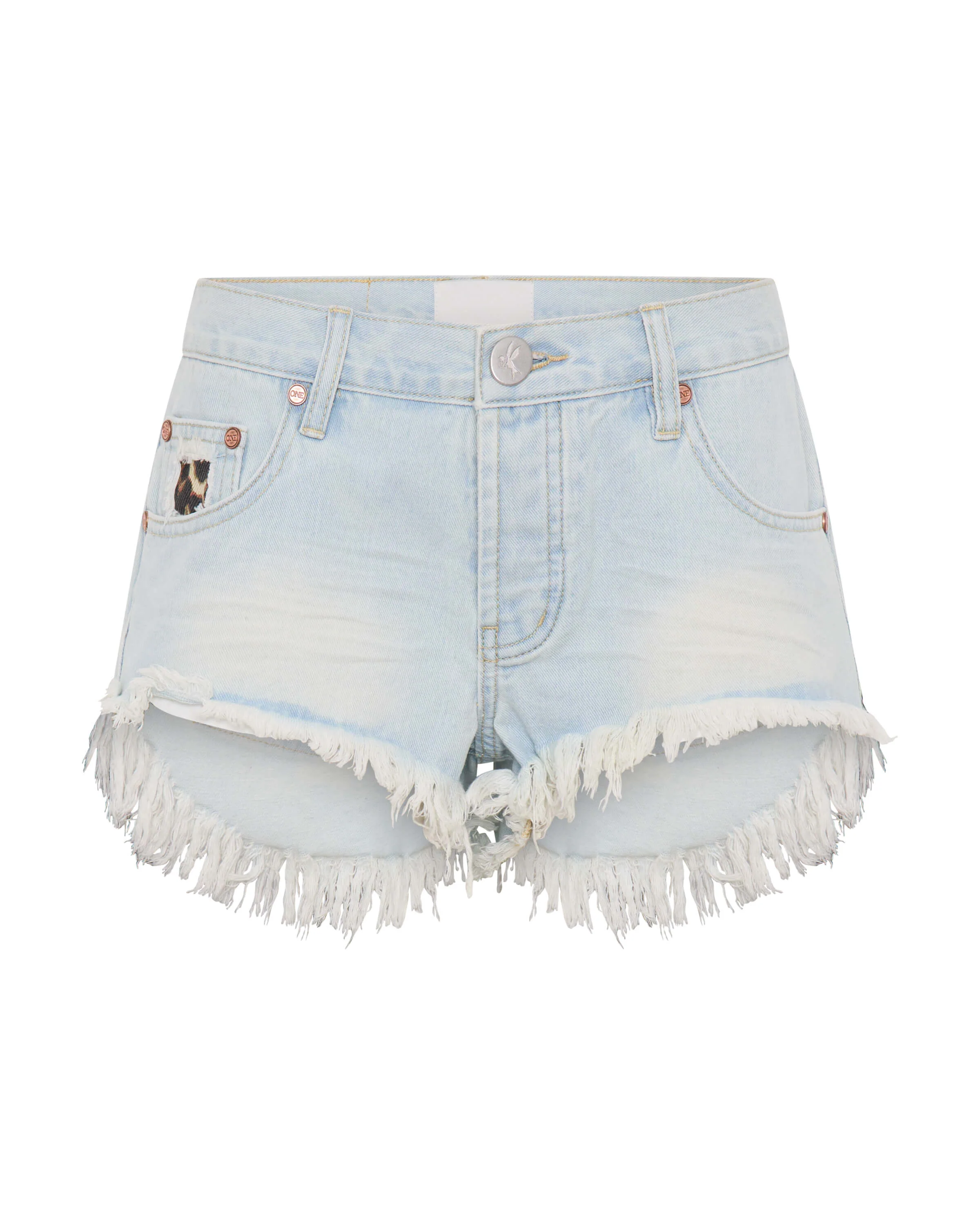 Bonitas Low Waist Denim Shorts - Le Surf Blue - Image 8