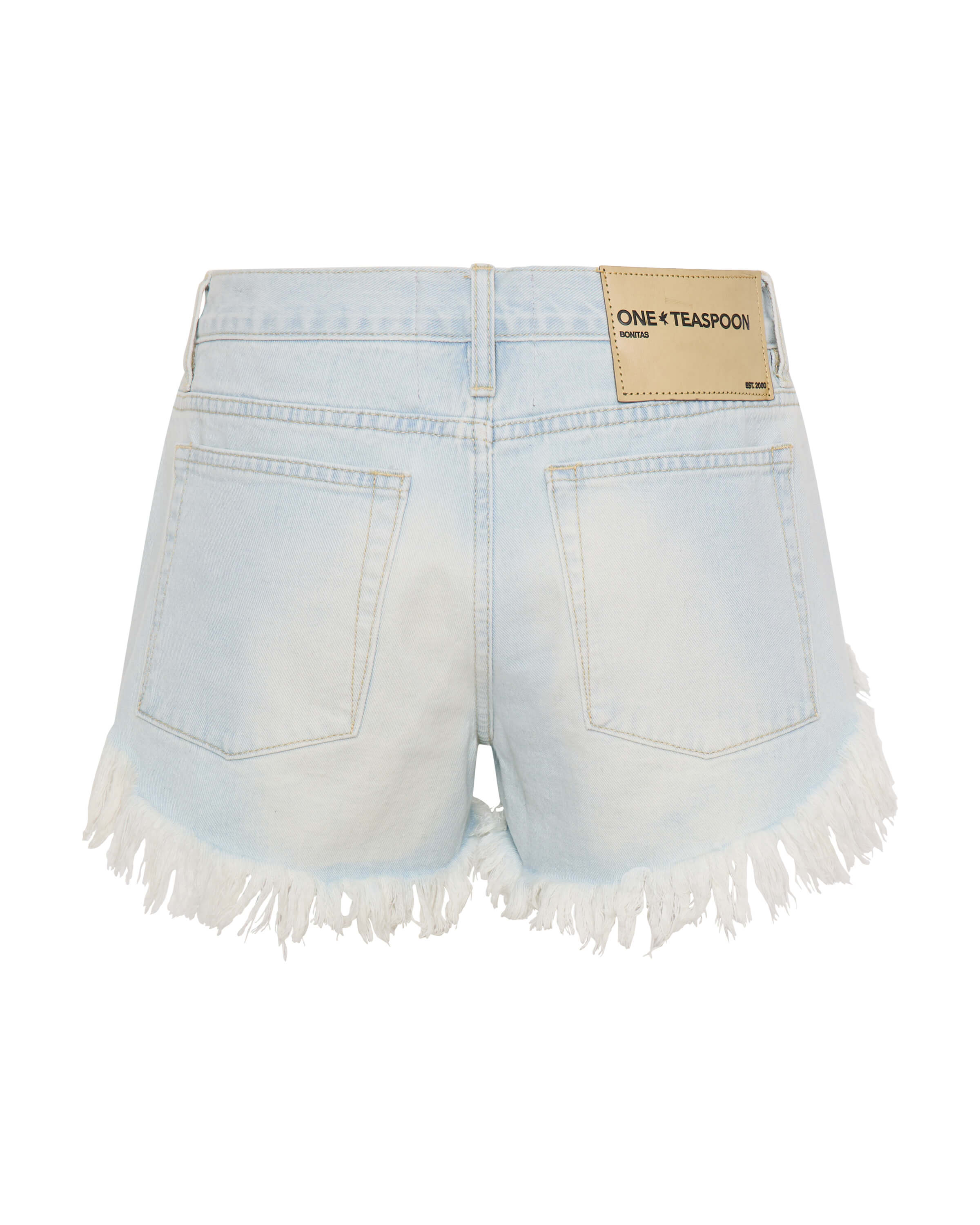 Bonitas Low Waist Denim Shorts - Le Surf Blue - Image 9