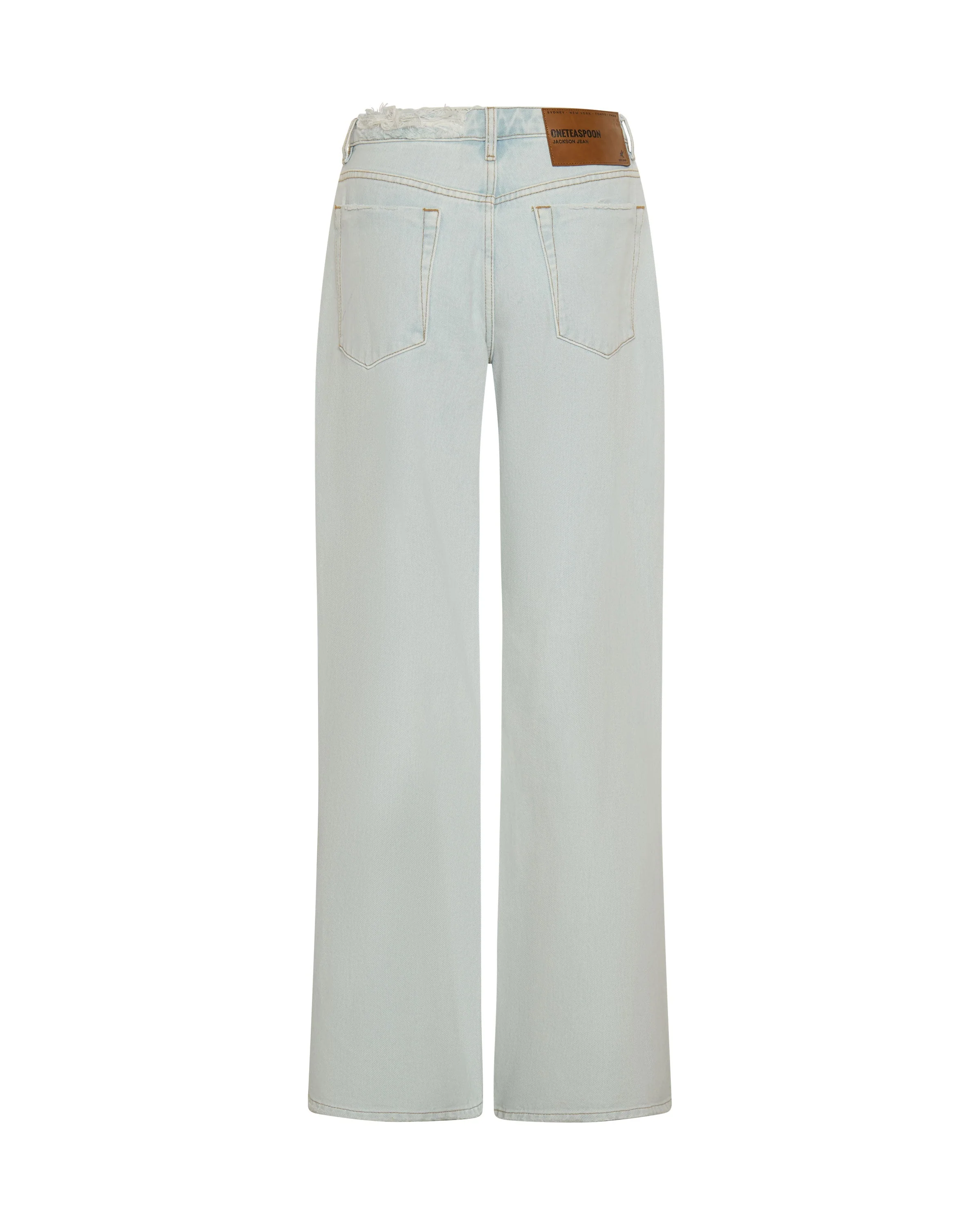 Jackson Mid Waist Wide Leg Denim Jeans - Le Surf - Image 7