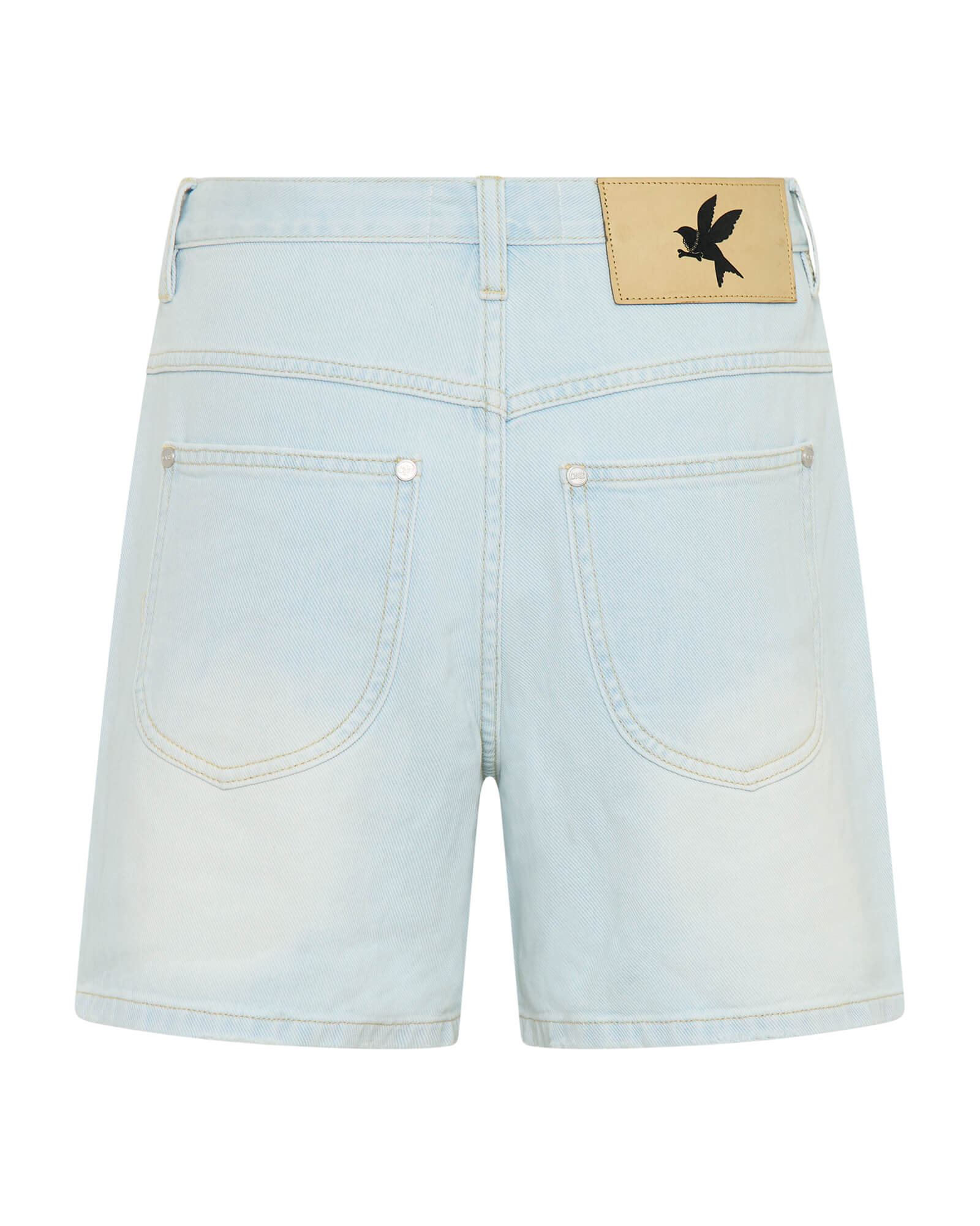 Kinks Mid Waist Long Length Denim Shorts - Le Surf - Image 7