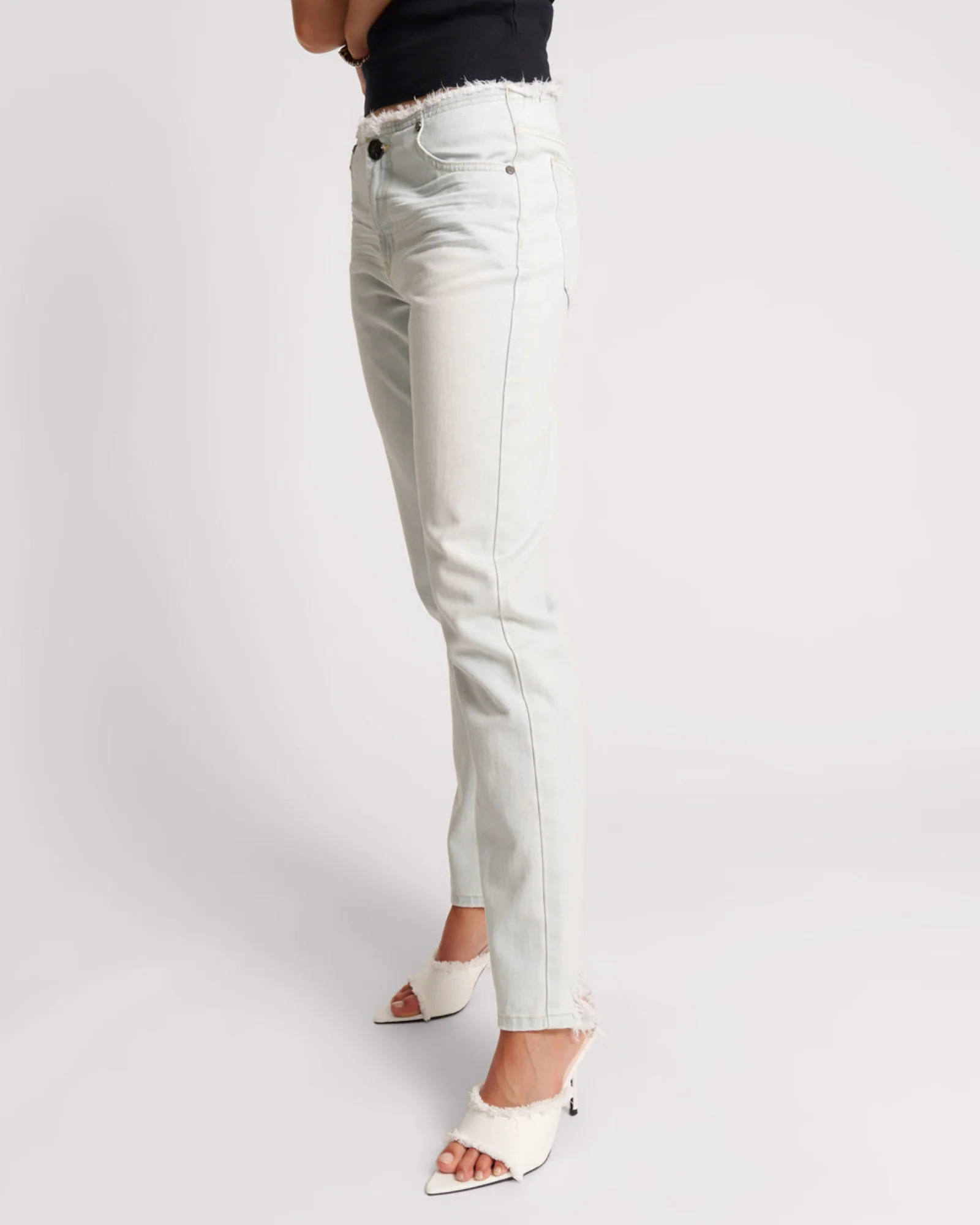 Truckers Low Waist Straight Leg Denim Jeans - Le Surf - Image 3
