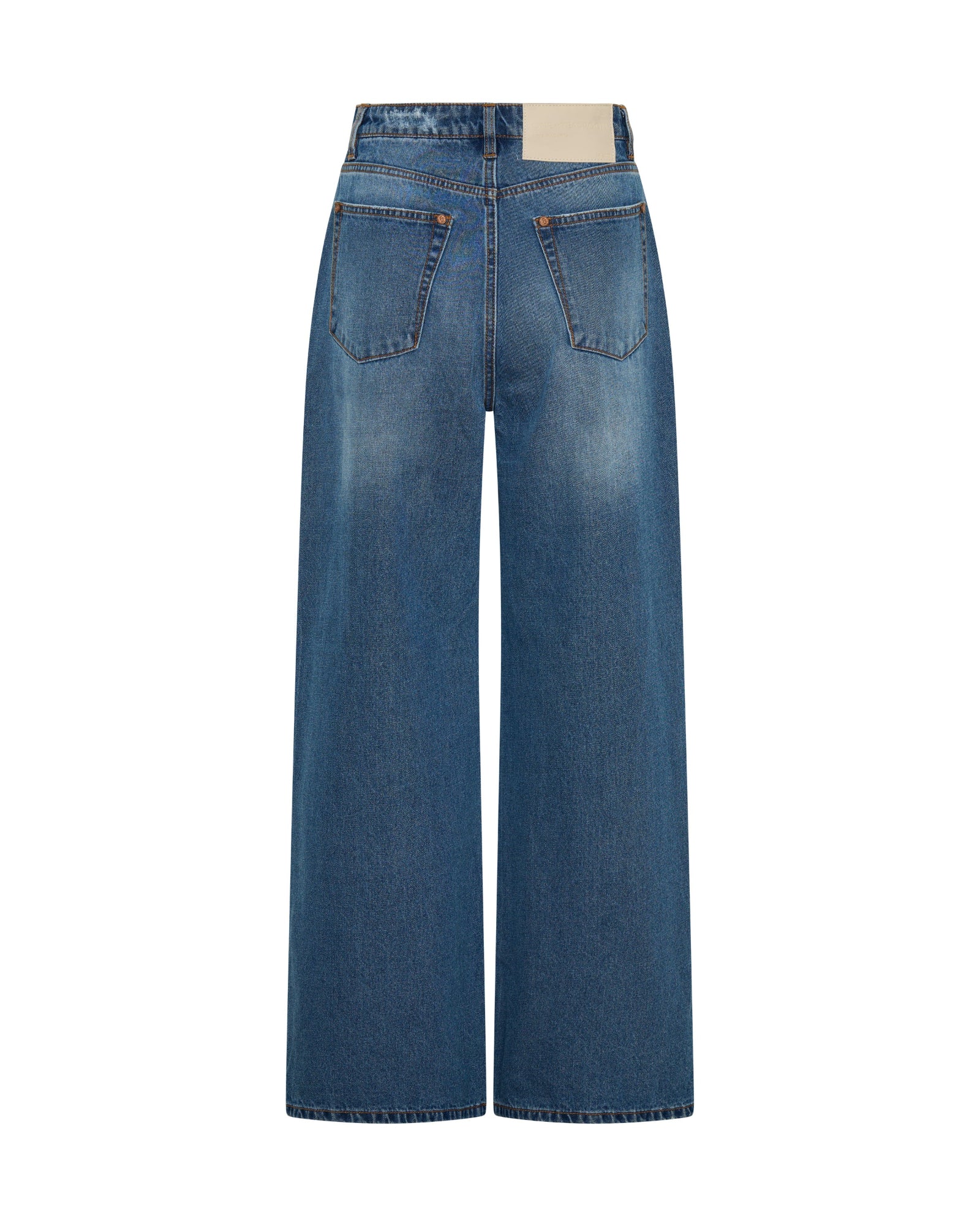 Love Machines High Waist Super Wide Leg Denim Jeans - Pacifica - Image 11