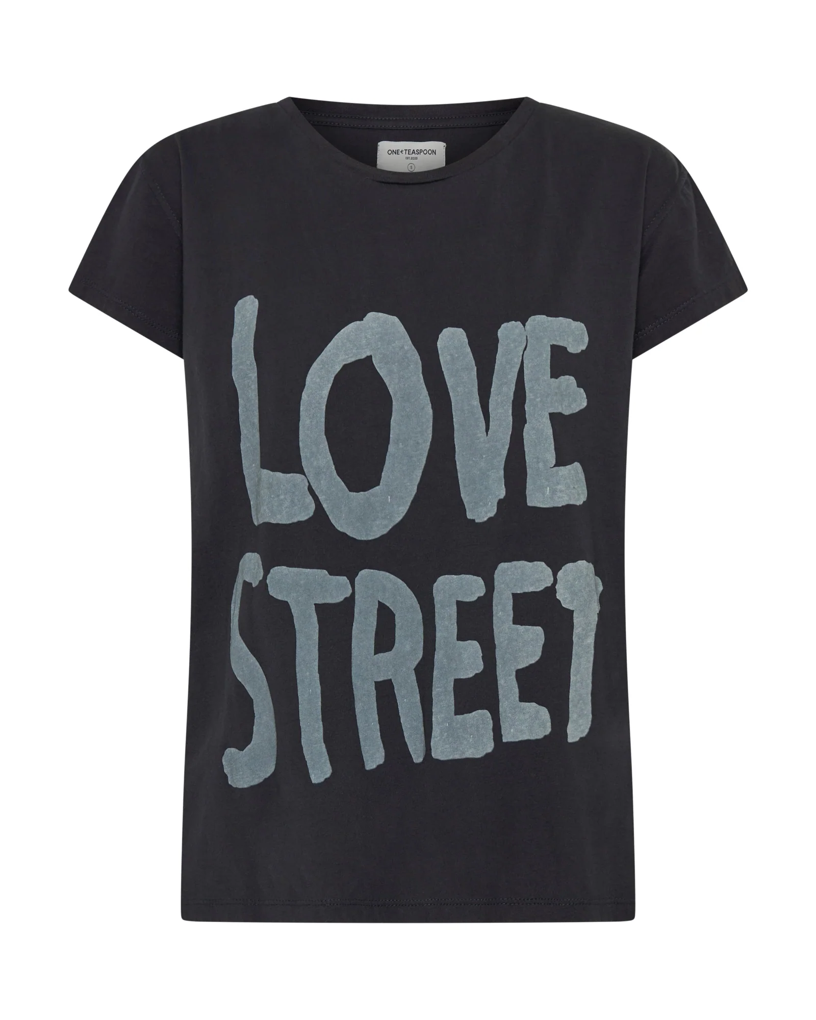 Love Street Classic Tee - Stone Wash Black - Image 12