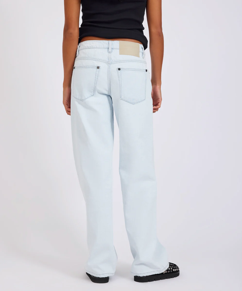 Low Riders Low Waist Wide Leg Denim Jeans - Xanthe - Image 5