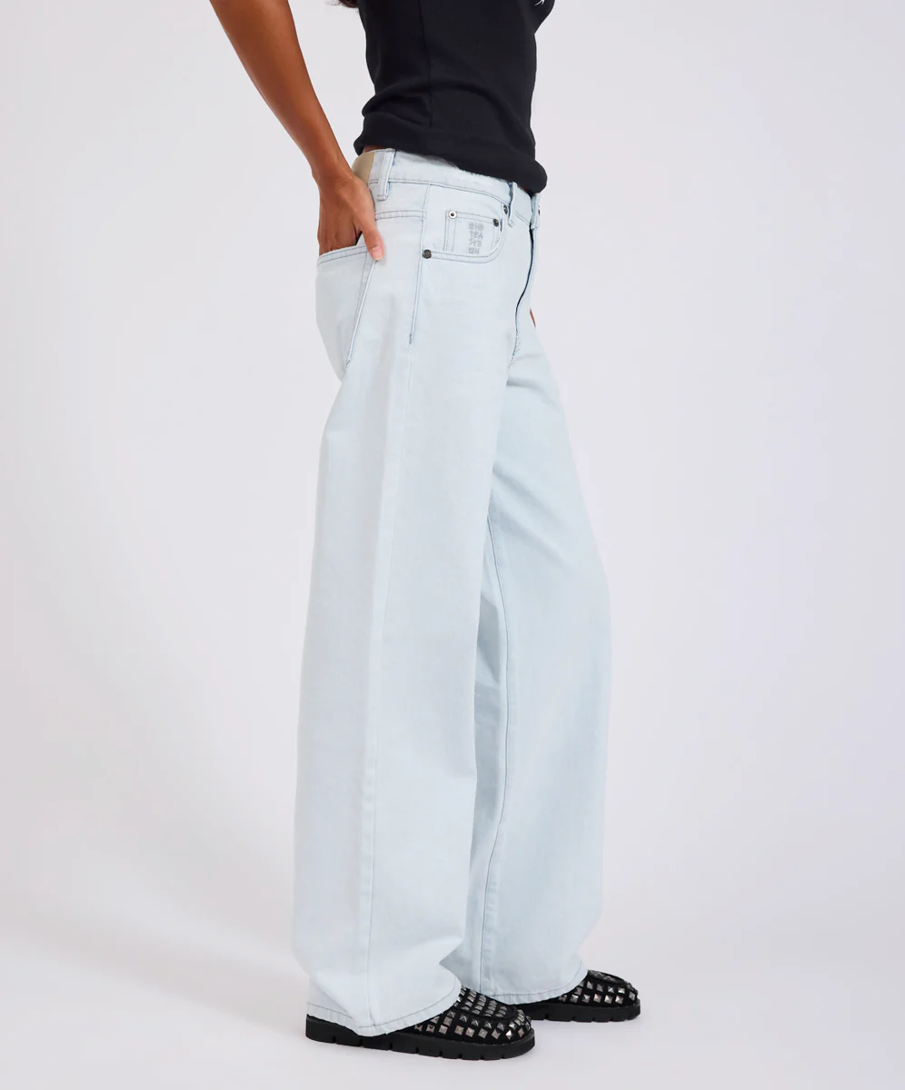 Low Riders Low Waist Wide Leg Denim Jeans - Xanthe - Image 6