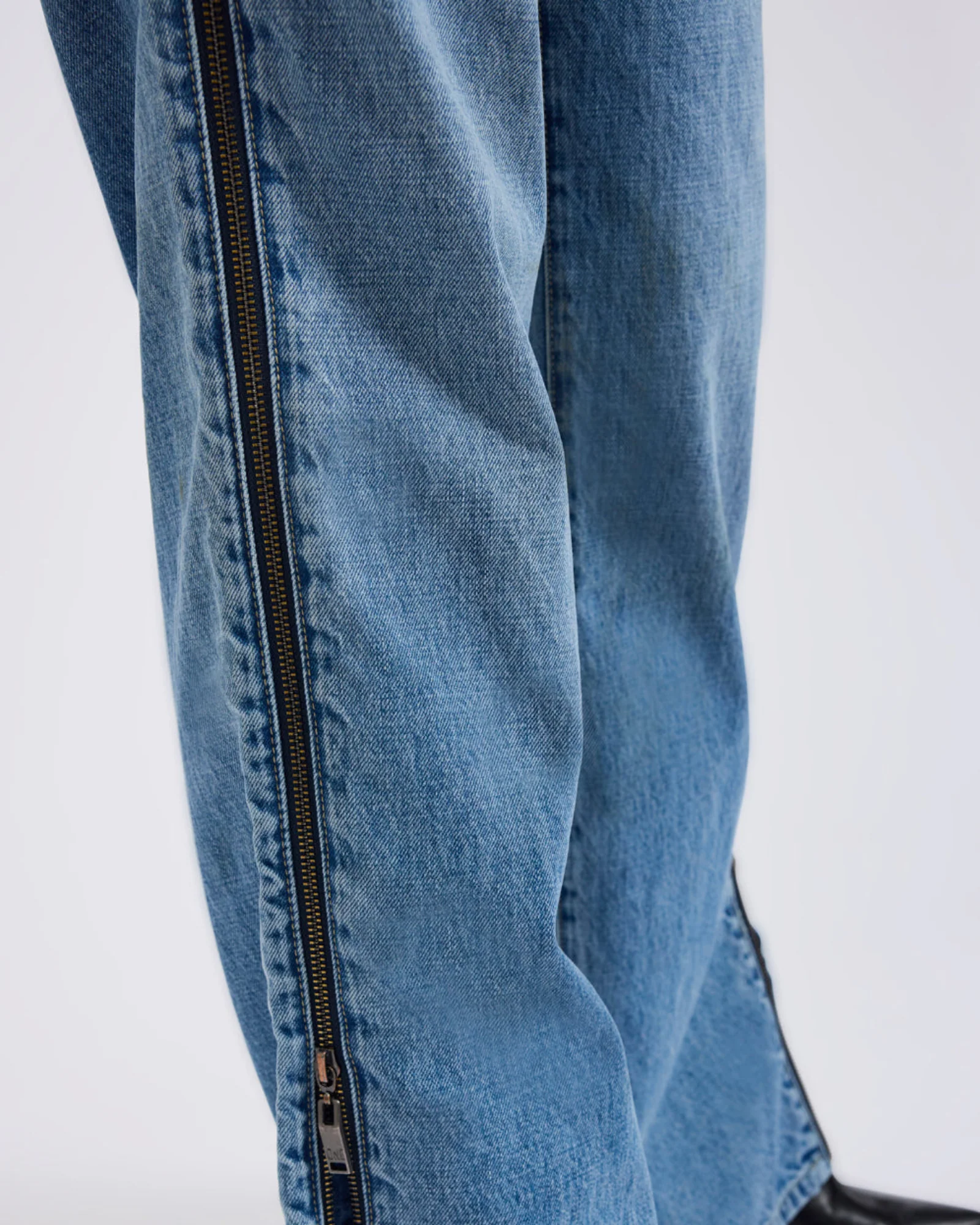 Low Riders Low Waist Wide Leg Zipped Denim Jeans - Image 10