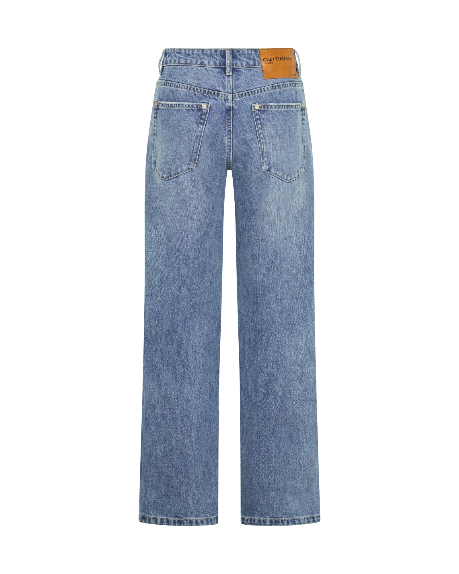 Low Riders Low Waist Wide Leg Zipped Denim Jeans - Image 13