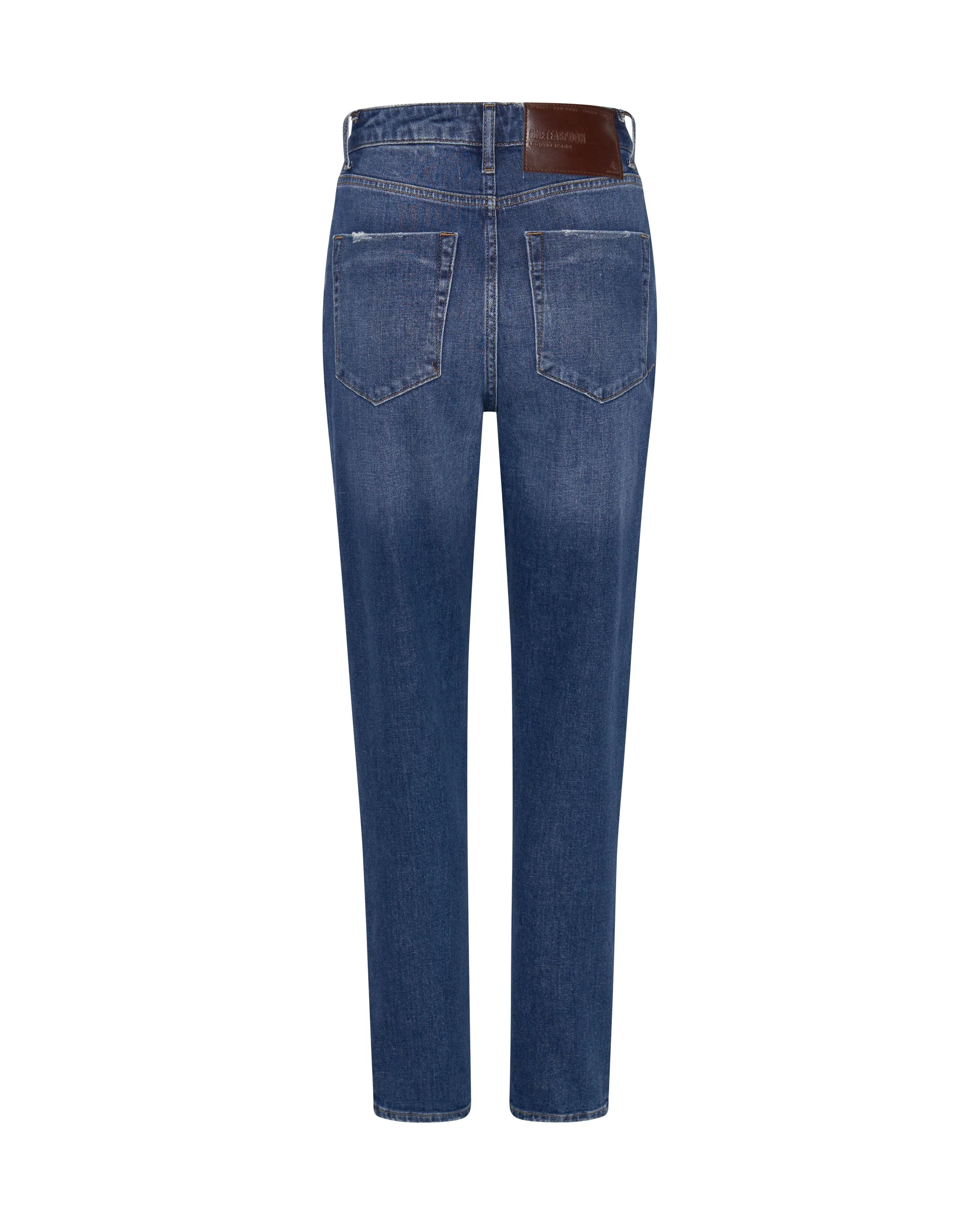 Legends High Waist Straight Leg Denim Jeans - Power Blue - Image 6