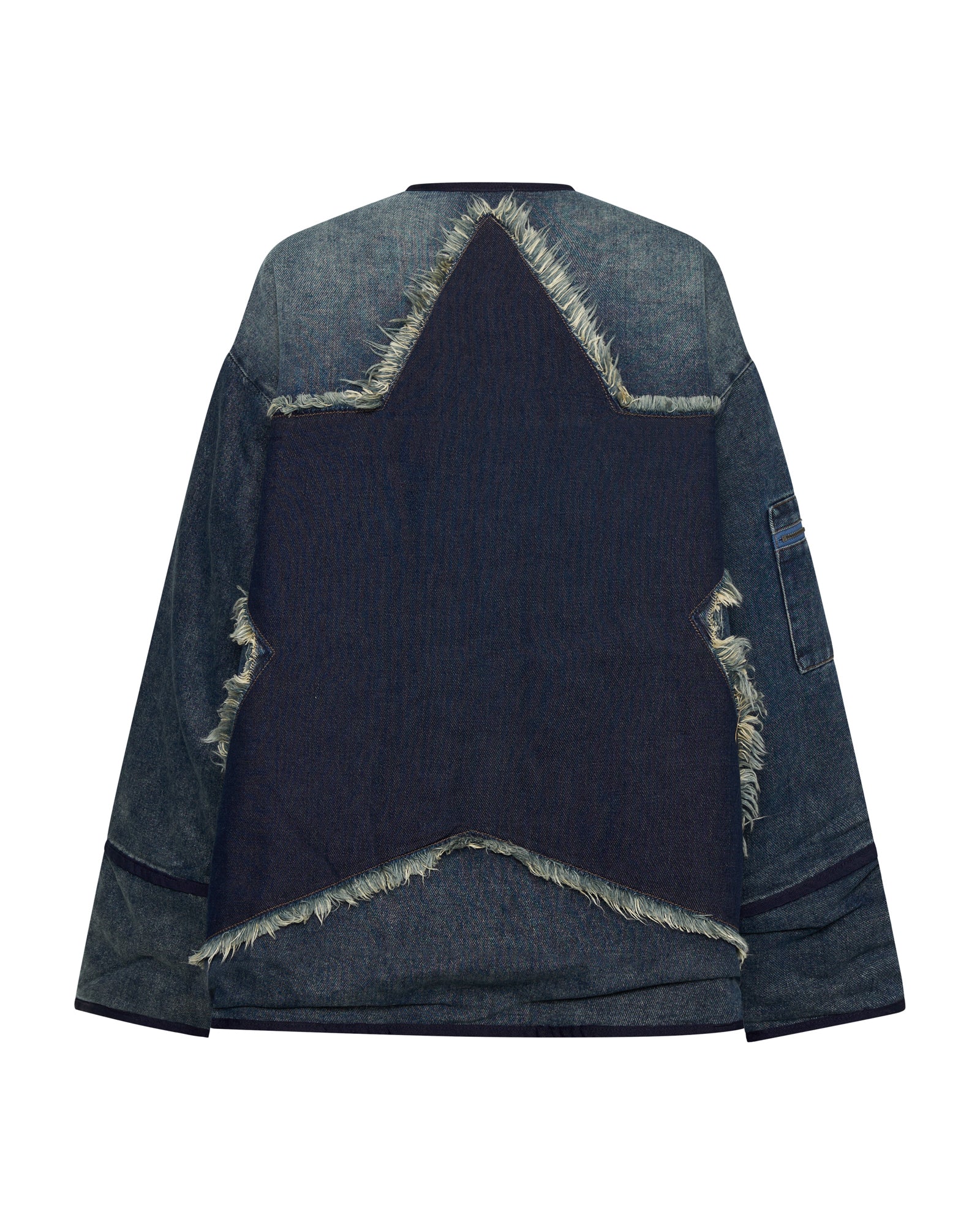 Star Denim Wadded Jacket - Dark Memphis Blue - Image 7