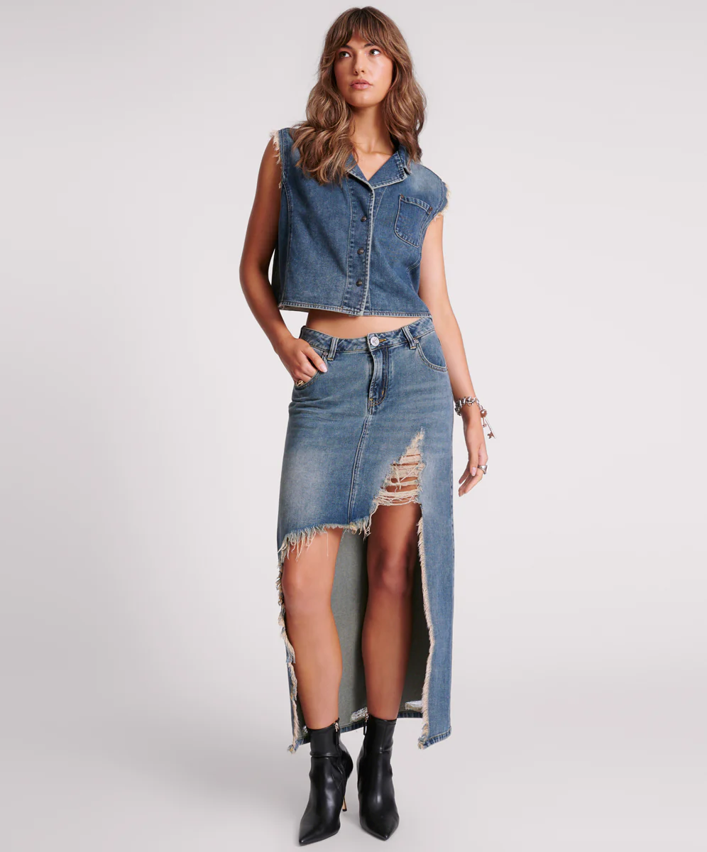Palisades Denim Top - Memphis Star - Image 5