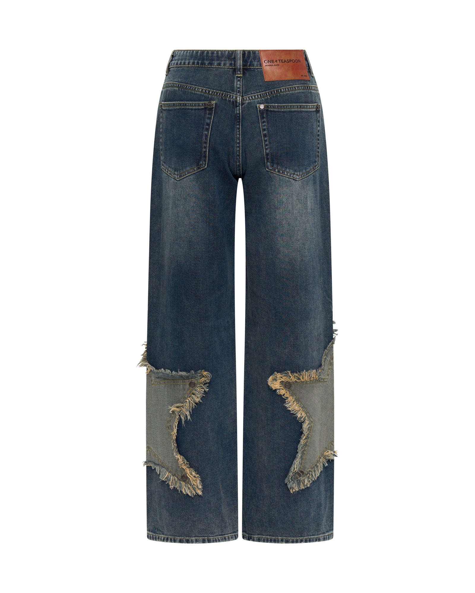 Jackson Mid Waist Wide Leg Denim Jeans - Memphis Star - Image 7