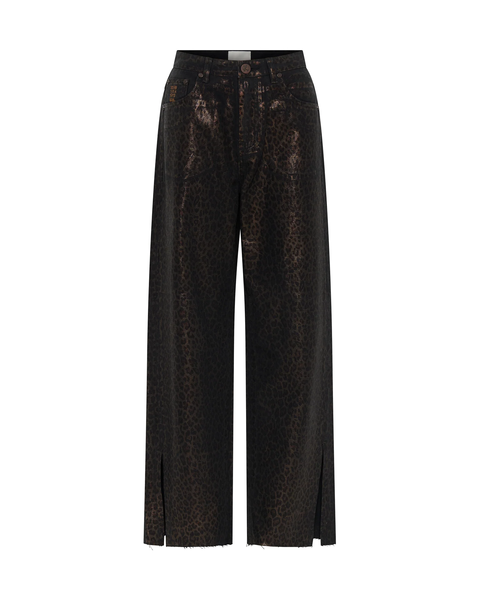 Billie Low Slung Straight Leg Mid Waist Denim Jeans - Night Animal - Image 6