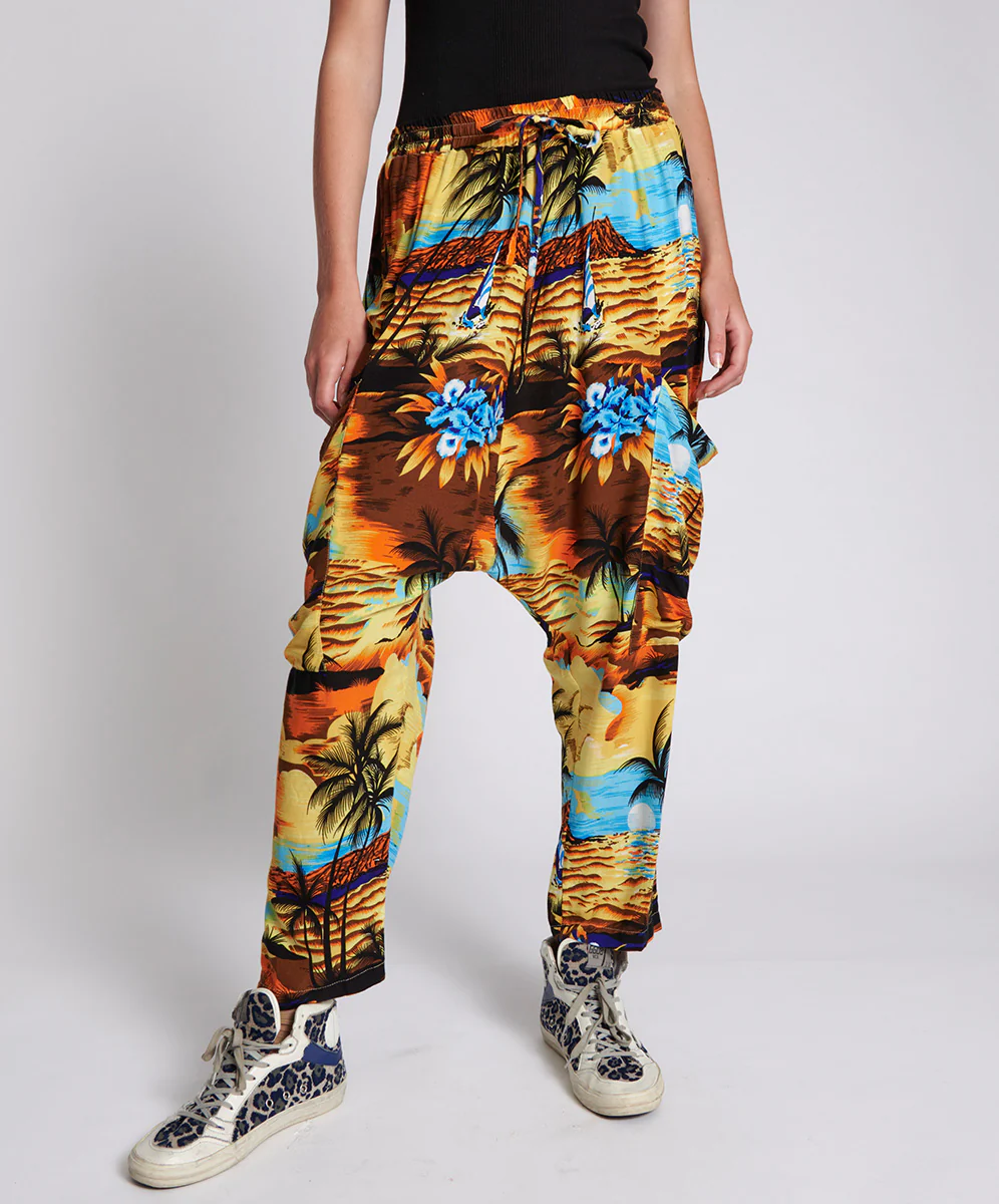 OLD HOLLYWOOD HAWAIIAN HAREM PANT - Image 6