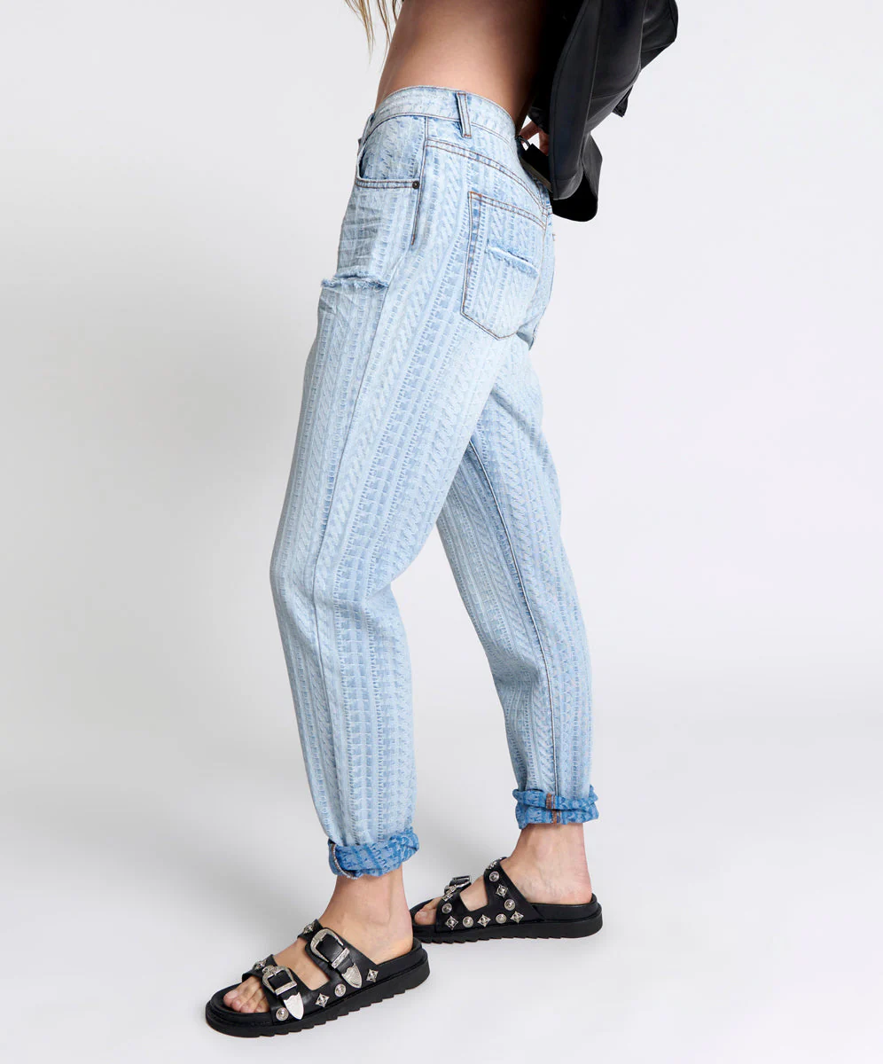 1982S High Waist Balloon Denim Jeans - Light Blue - Image 4