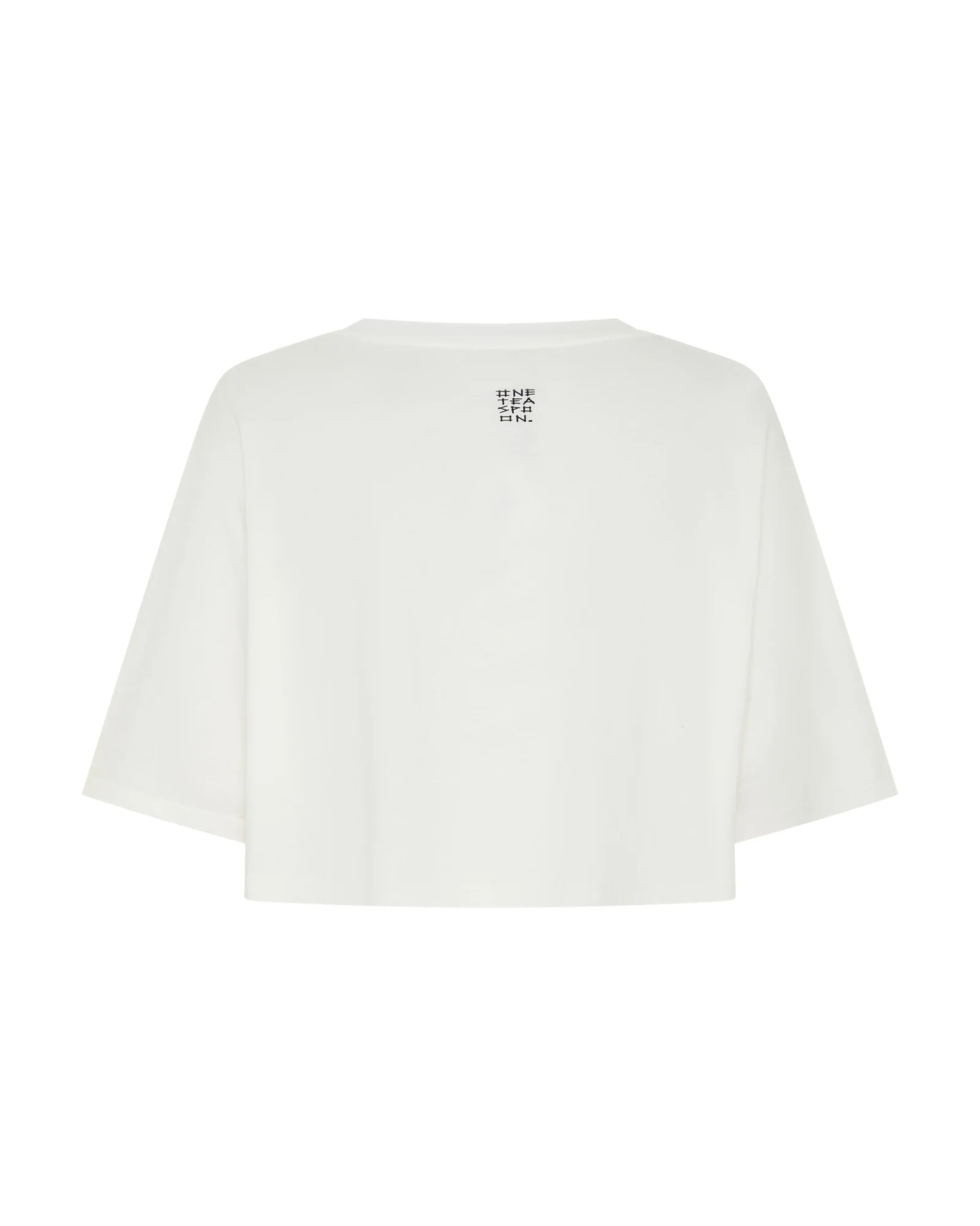 One Logo Boxy Crop Tee - Ivory - Image 10