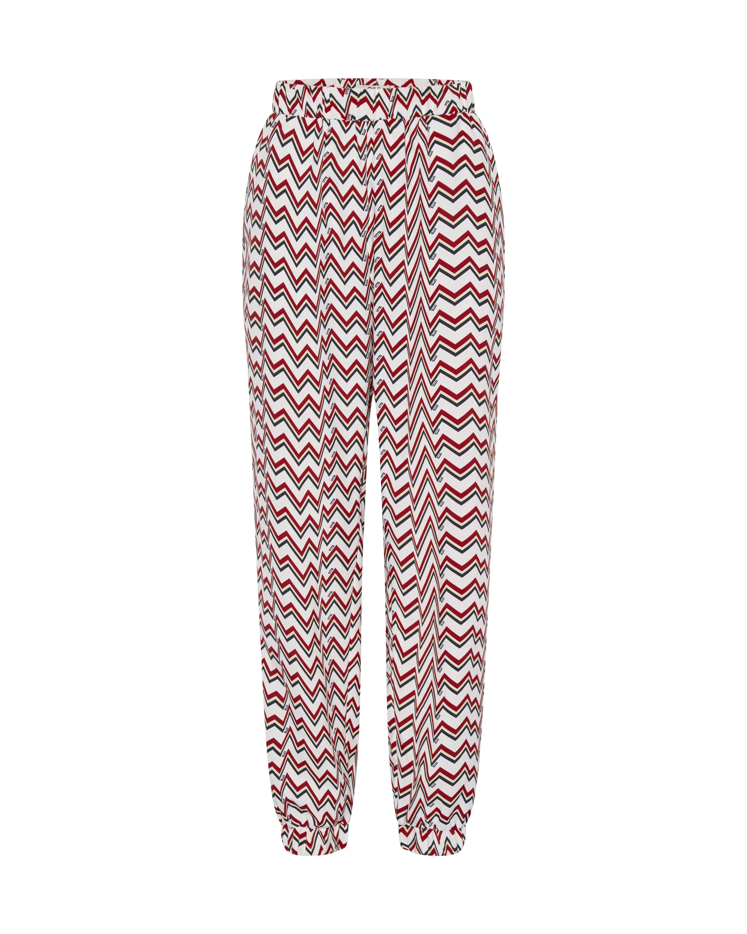 O.T.S Heartline Track Pants - Red White - Image 6