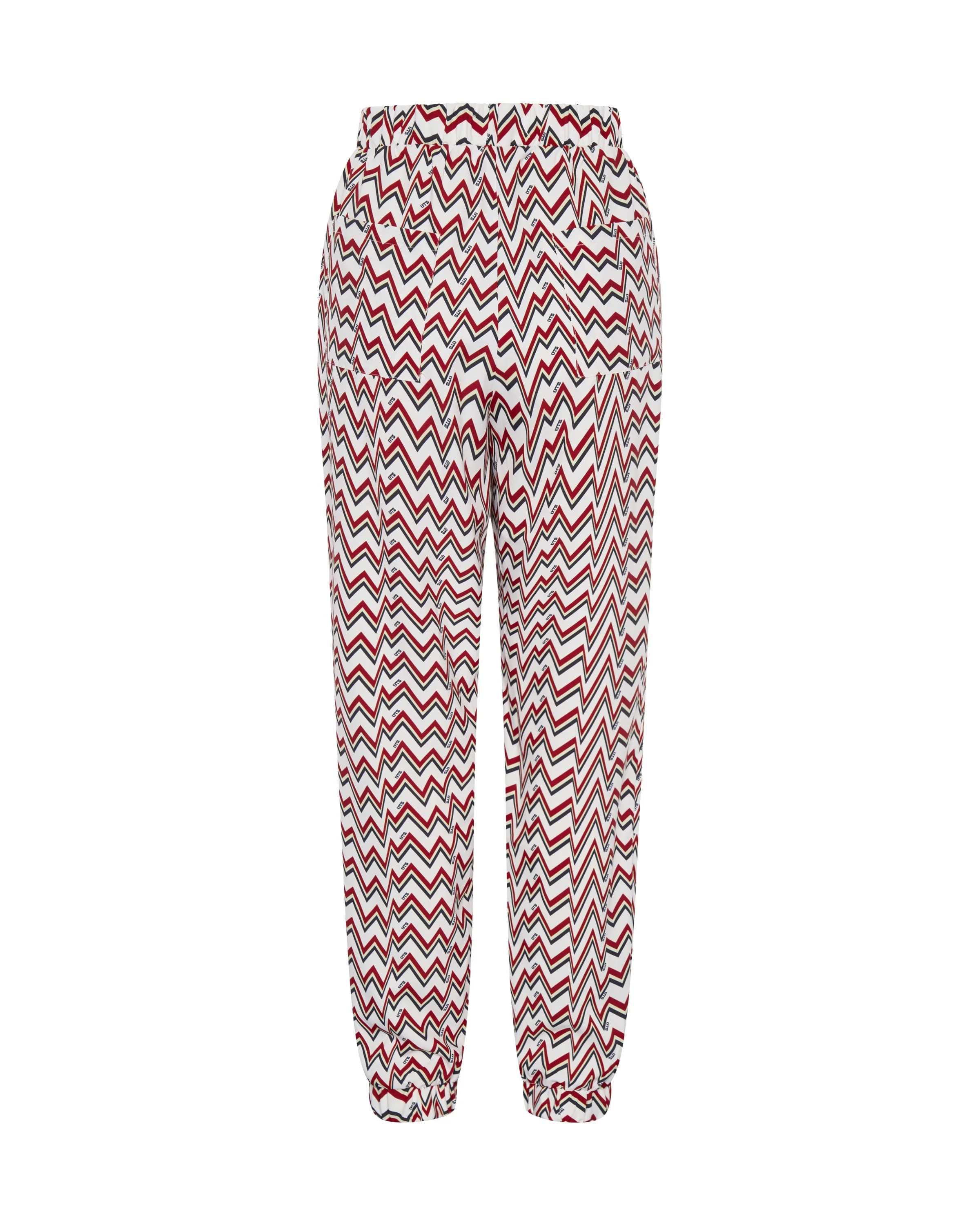 O.T.S Heartline Track Pants - Red White - Image 7