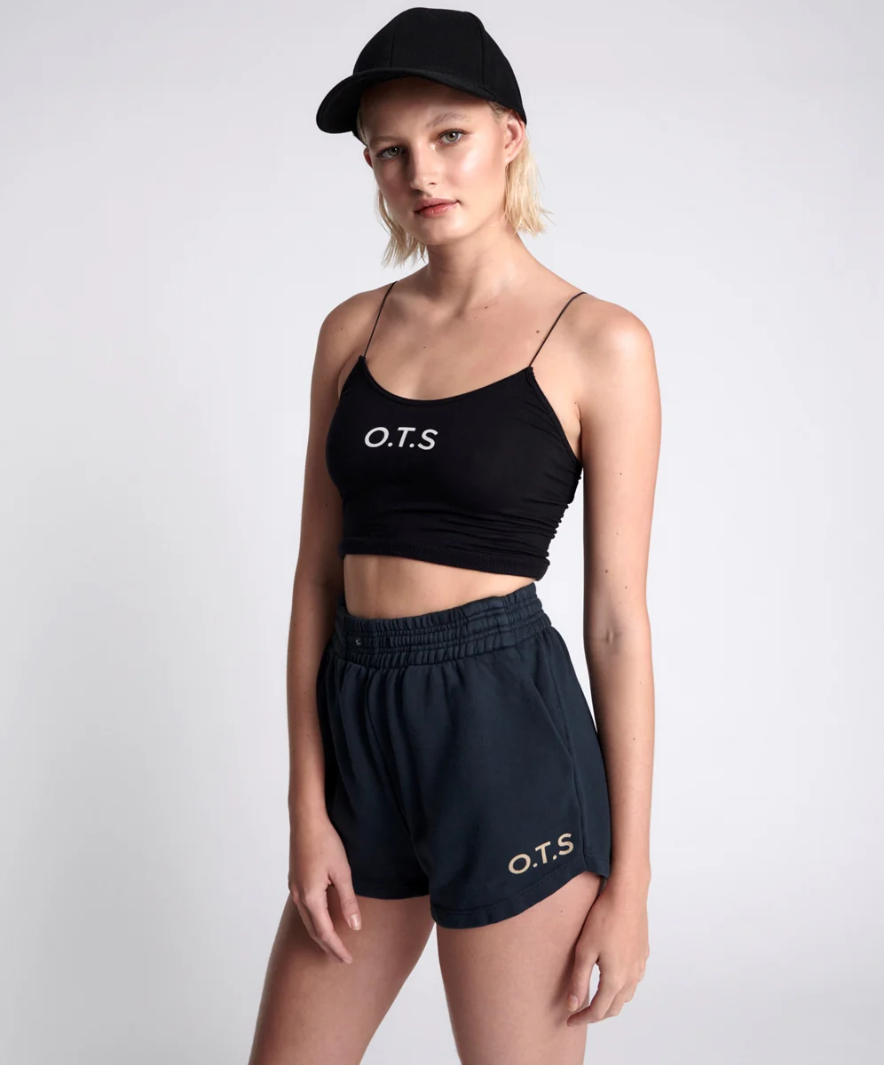 OTS STRING BACK BOXER CROP BLACK - Image 3