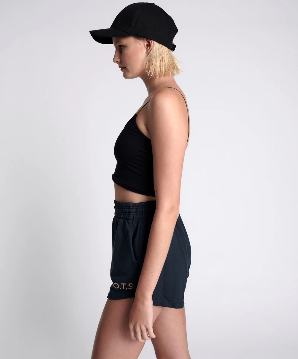 OTS STRING BACK BOXER CROP BLACK - Image 4
