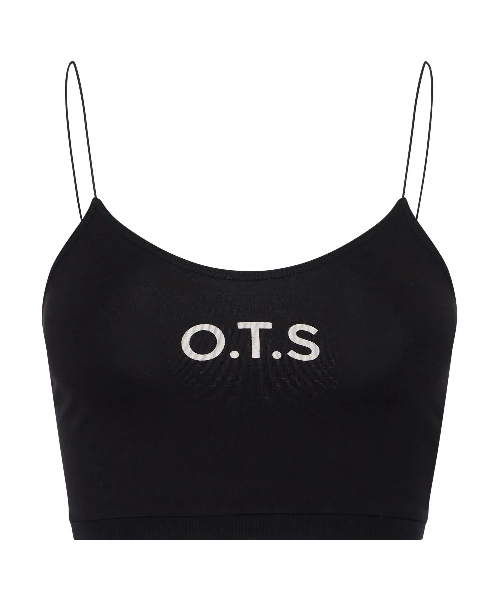 OTS STRING BACK BOXER CROP BLACK - Image 7