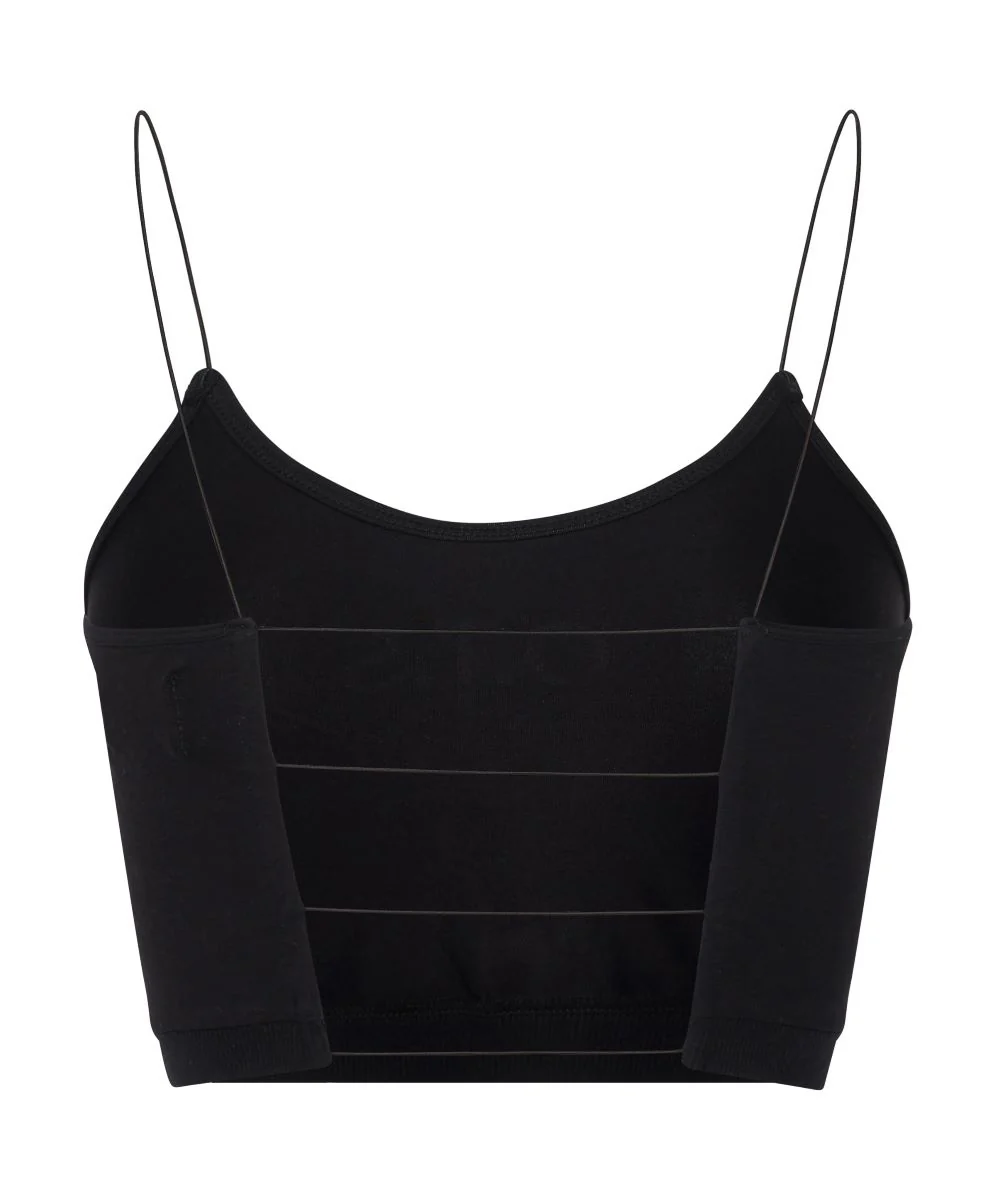 OTS STRING BACK BOXER CROP BLACK - Image 8