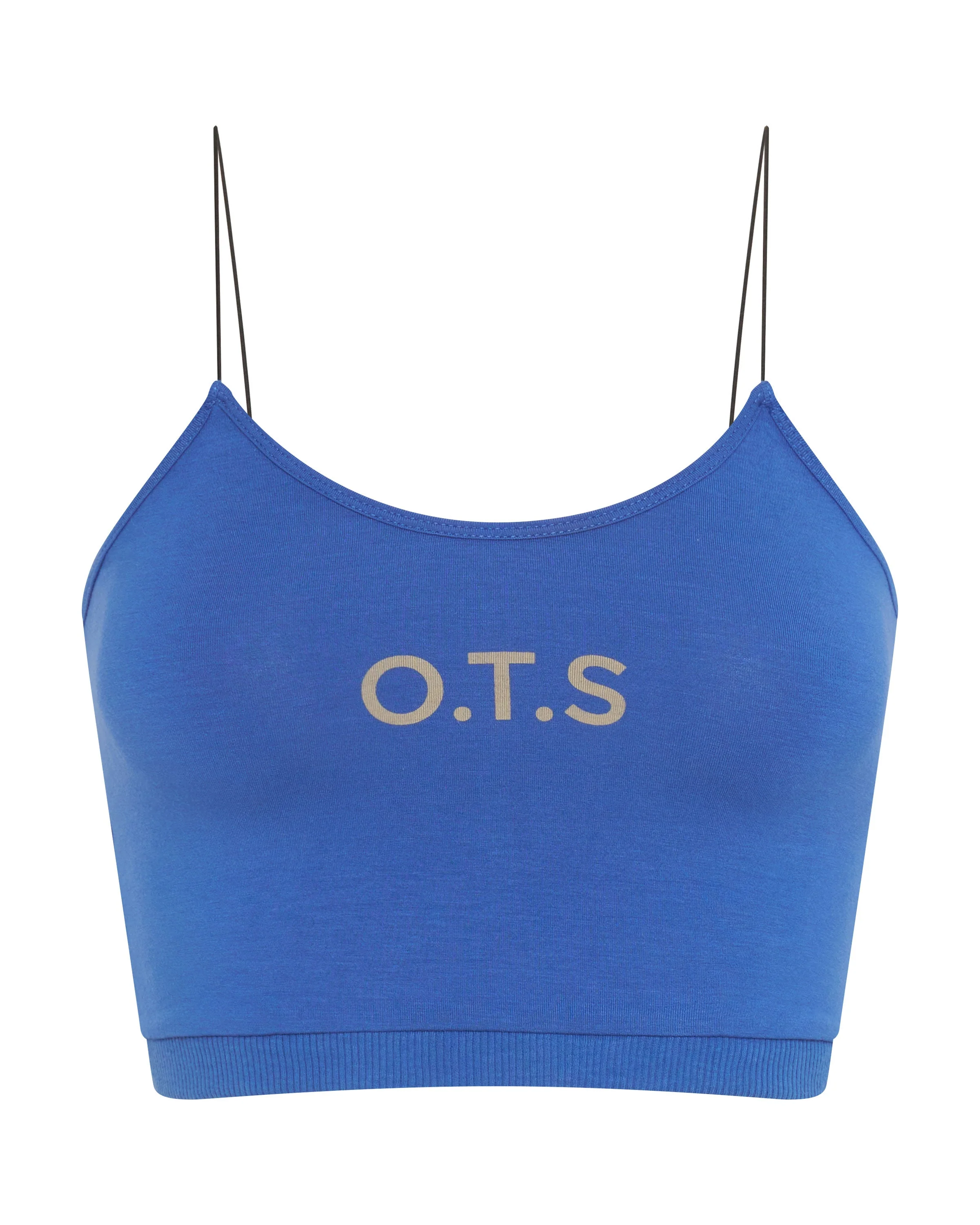 O.T.S String Crop Top - Electric Blue - Image 6