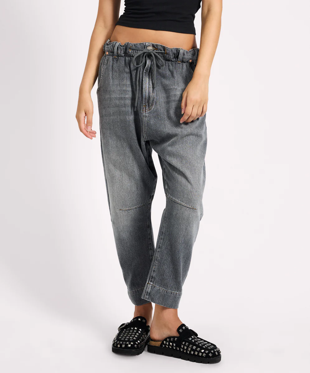 Outcasts Low Waist Drop Crotch Harem Denim Jeans - Image 3