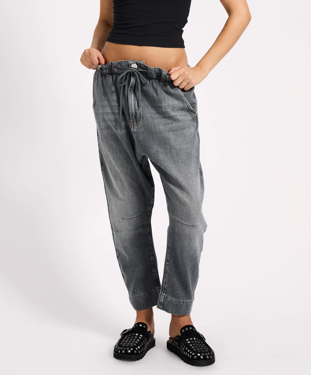Outcasts Low Waist Drop Crotch Harem Denim Jeans - Image 4