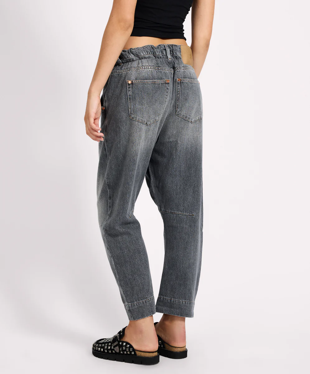 Outcasts Low Waist Drop Crotch Harem Denim Jeans - Image 6