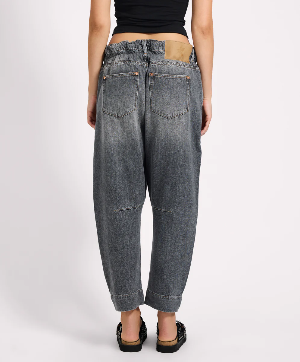 Outcasts Low Waist Drop Crotch Harem Denim Jeans - Image 7