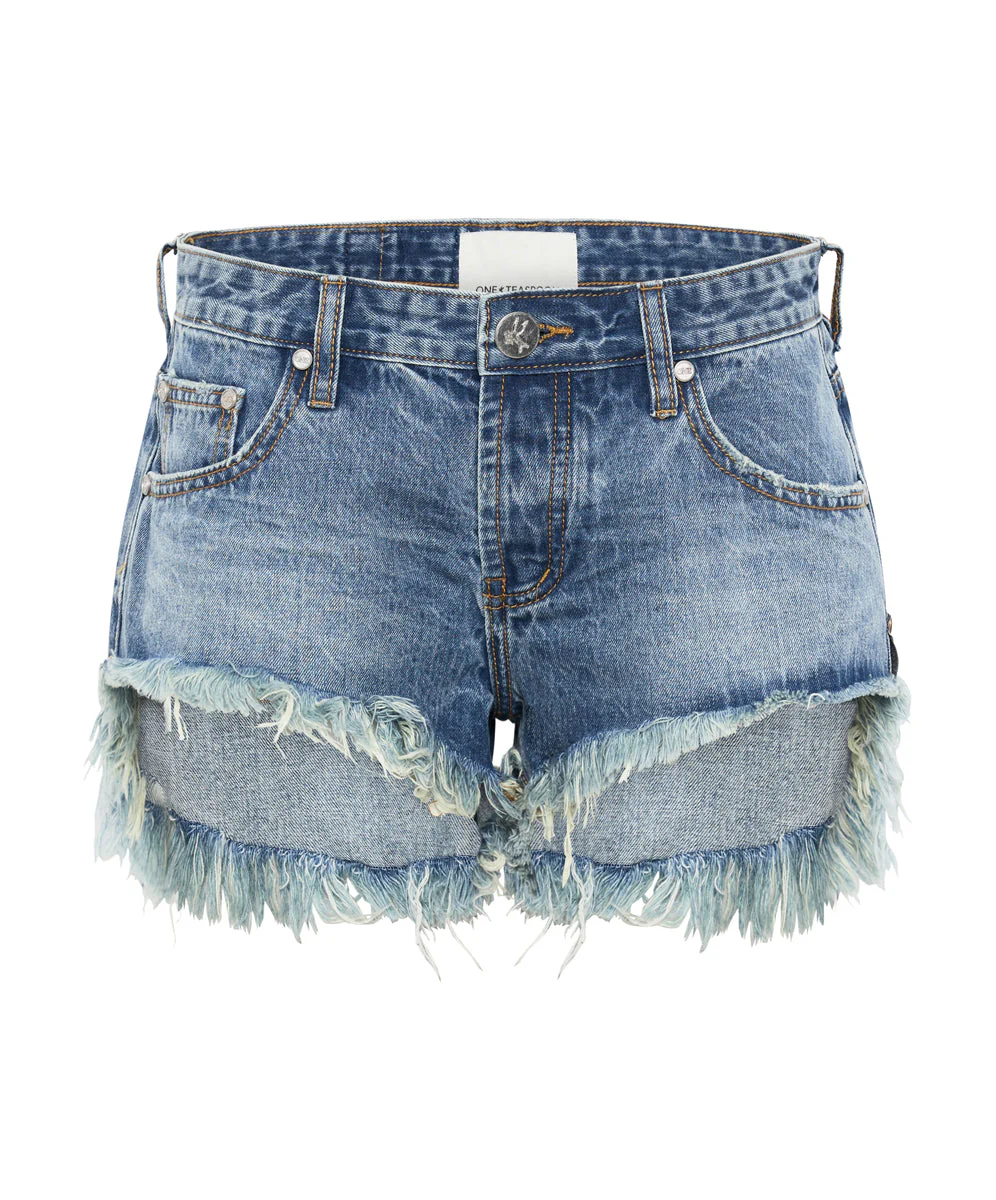 PACIFICA BONITAS LOW WAIST DENIM SHORTS - Image 6