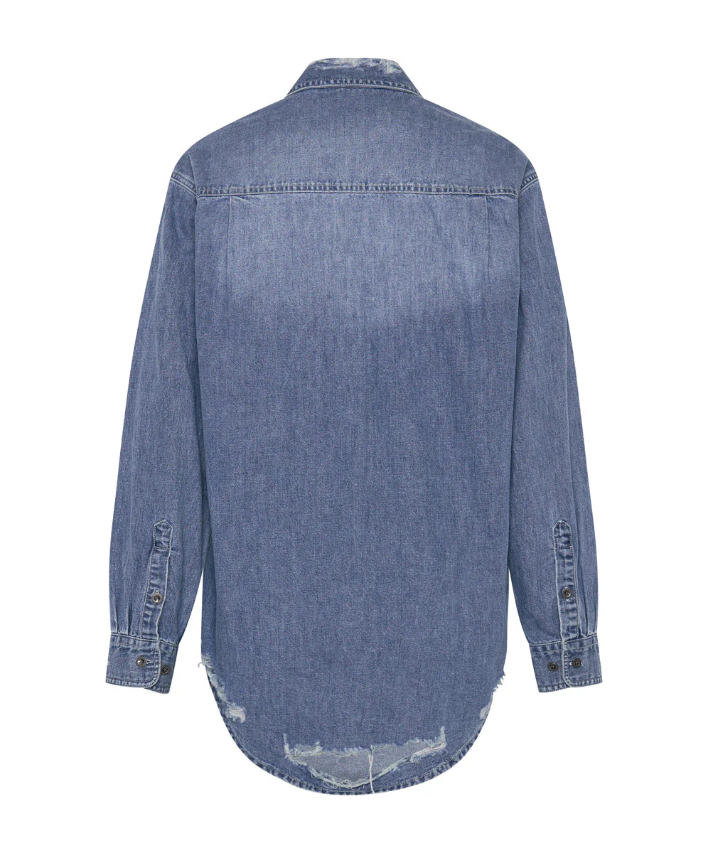 Western Denim Shirt - Pacifica - Image 6